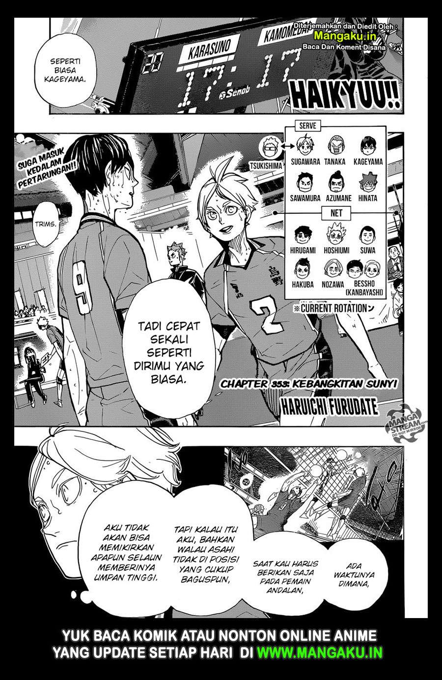 Haikyuu!! Chapter 353 - halaman 2