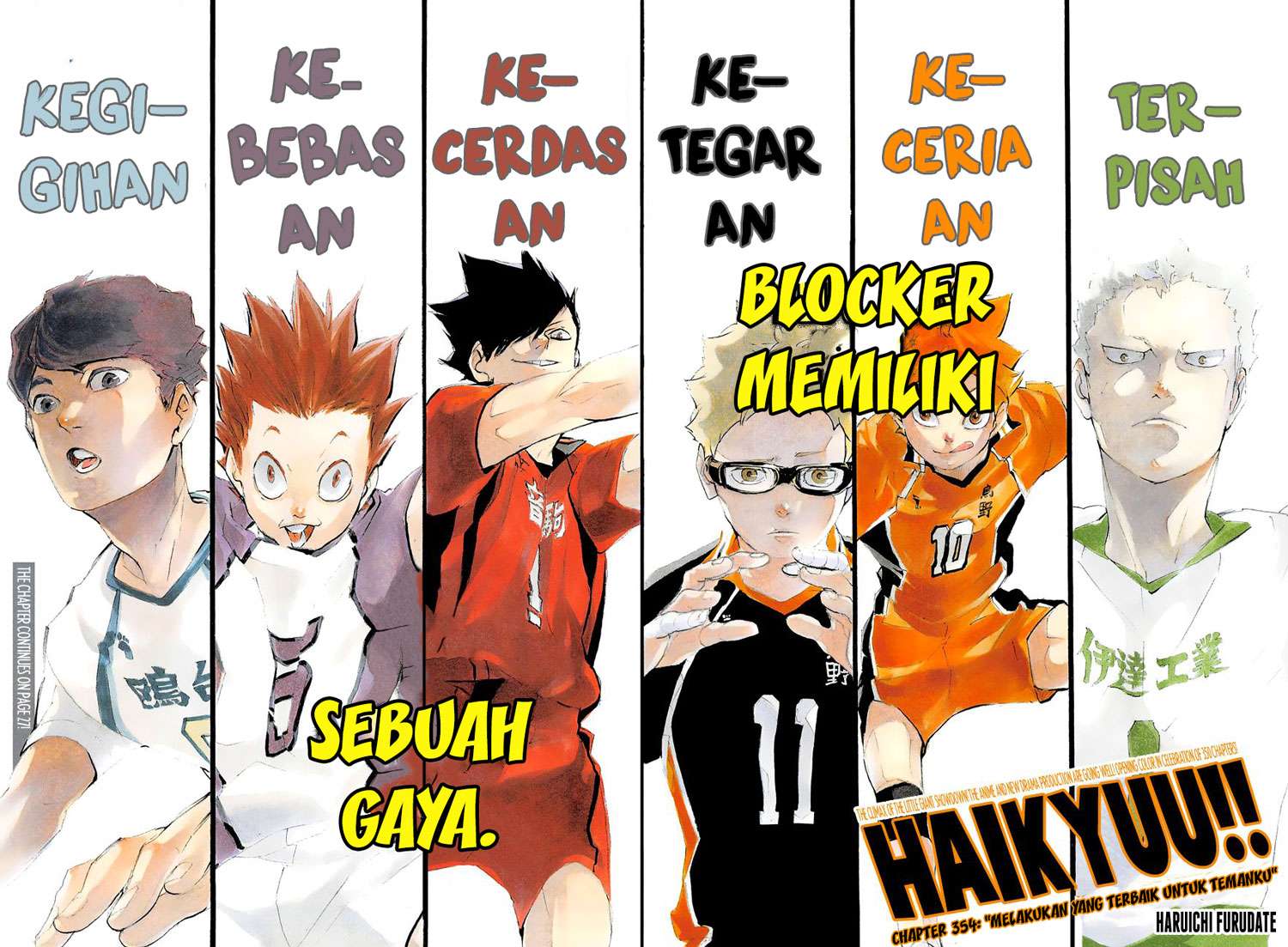 Haikyuu!! Chapter 354 - halaman 3