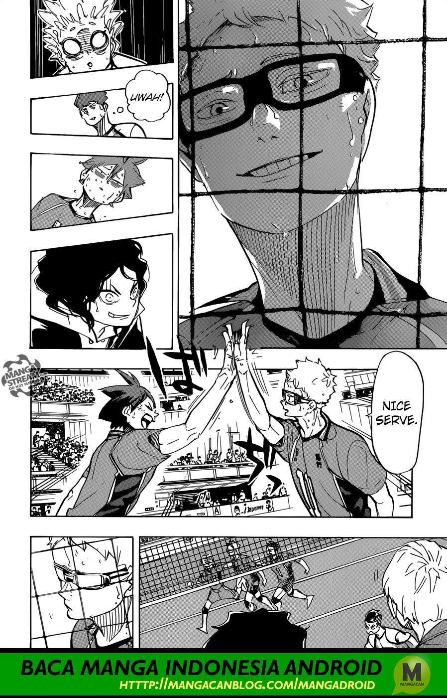 Haikyuu!! Chapter 357 - halaman 18
