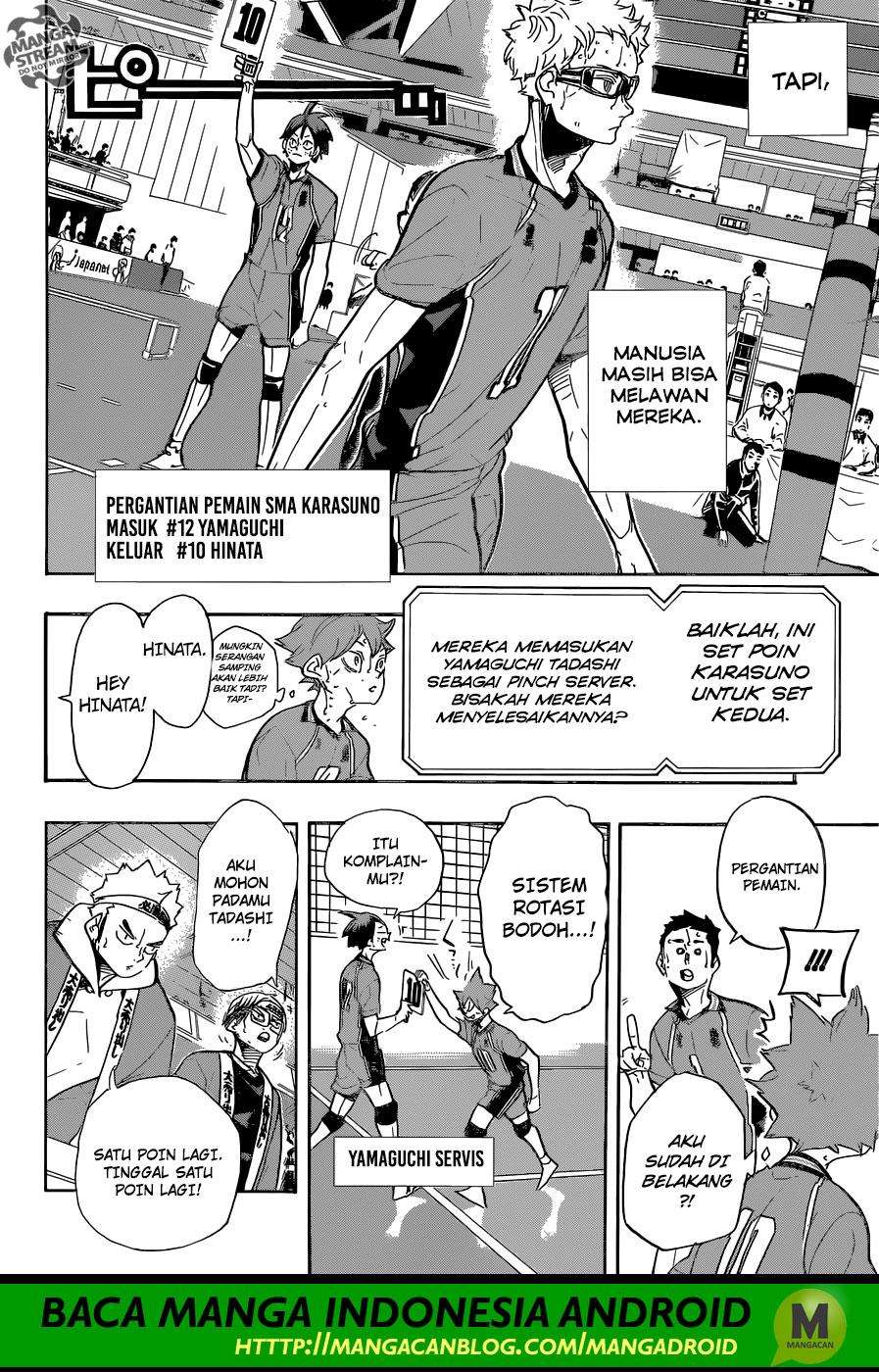 Haikyuu!! Chapter 357 - halaman 9