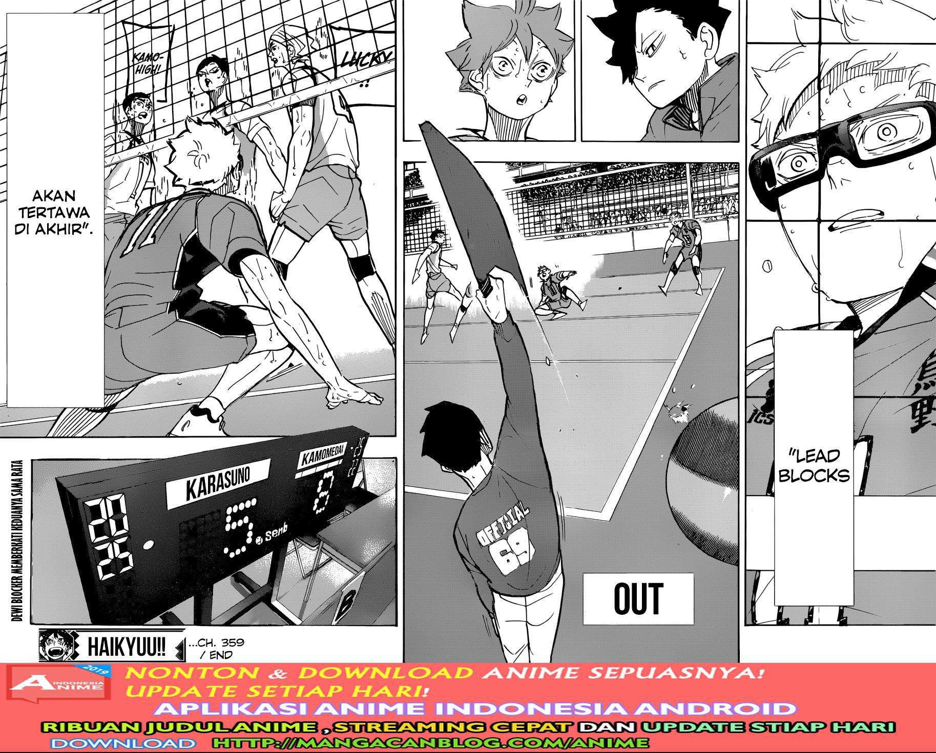 Haikyuu!! Chapter 359 - halaman 17