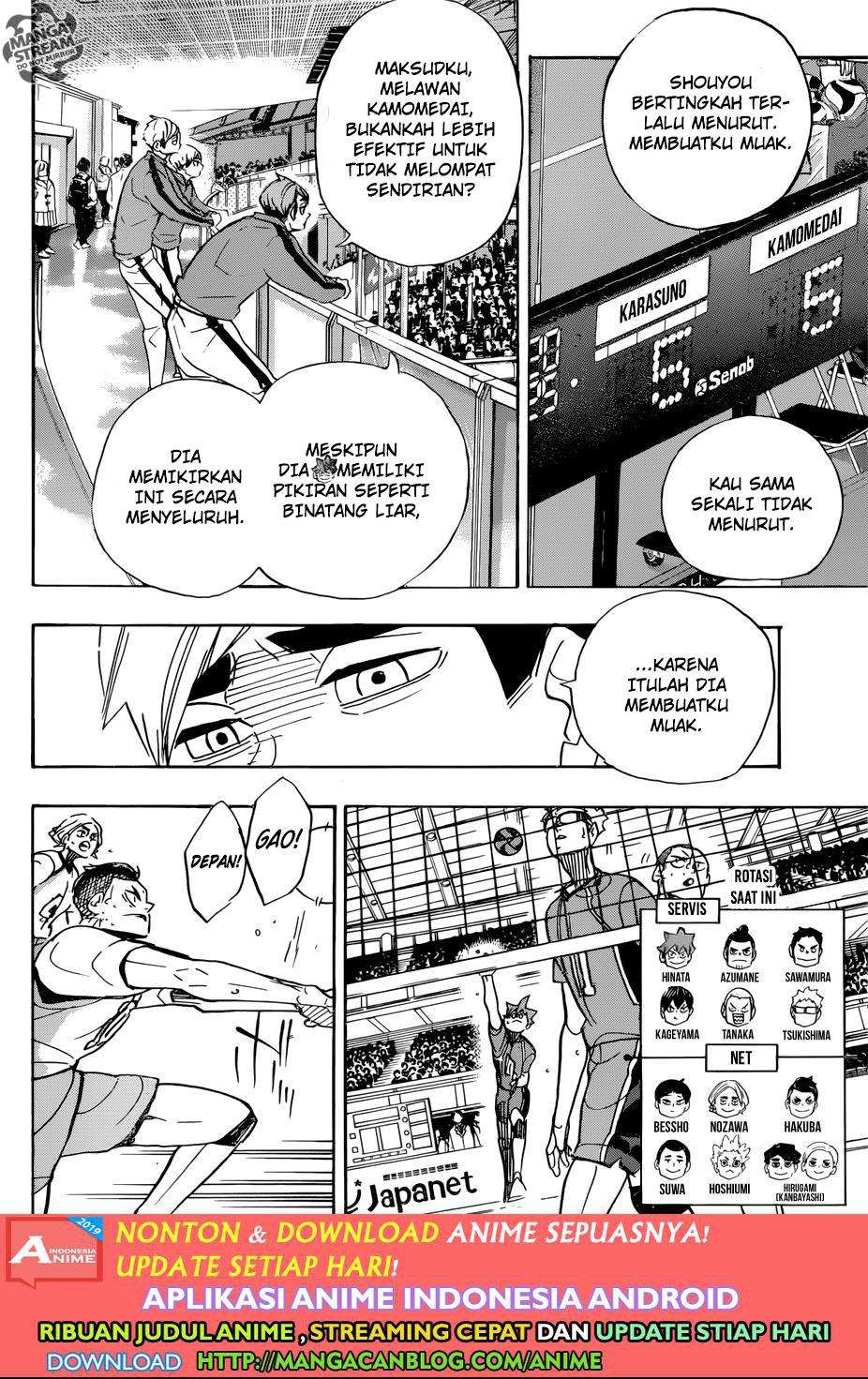 Haikyuu!! Chapter 359 - halaman 8