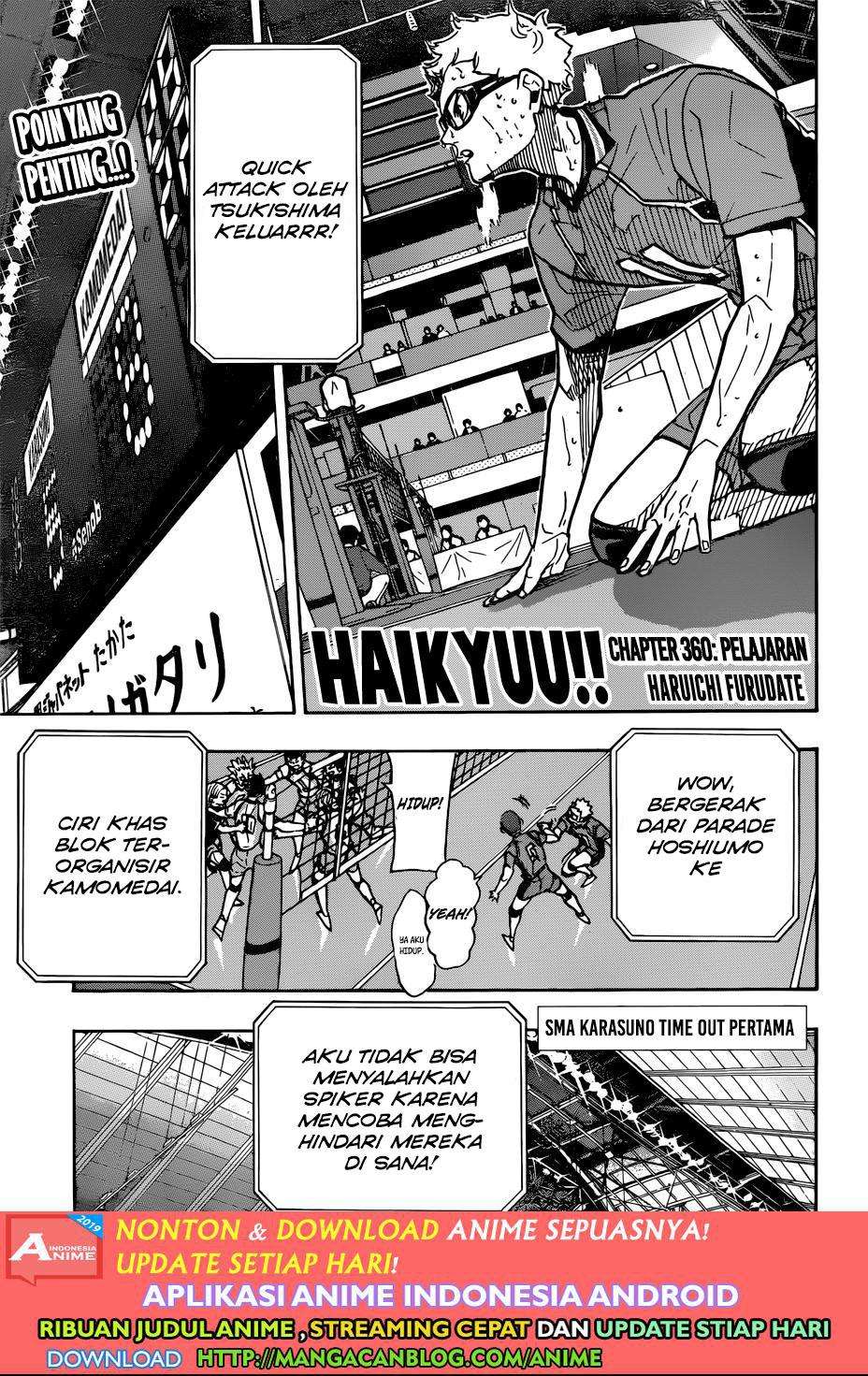 Haikyuu!! Chapter 360 - halaman 1