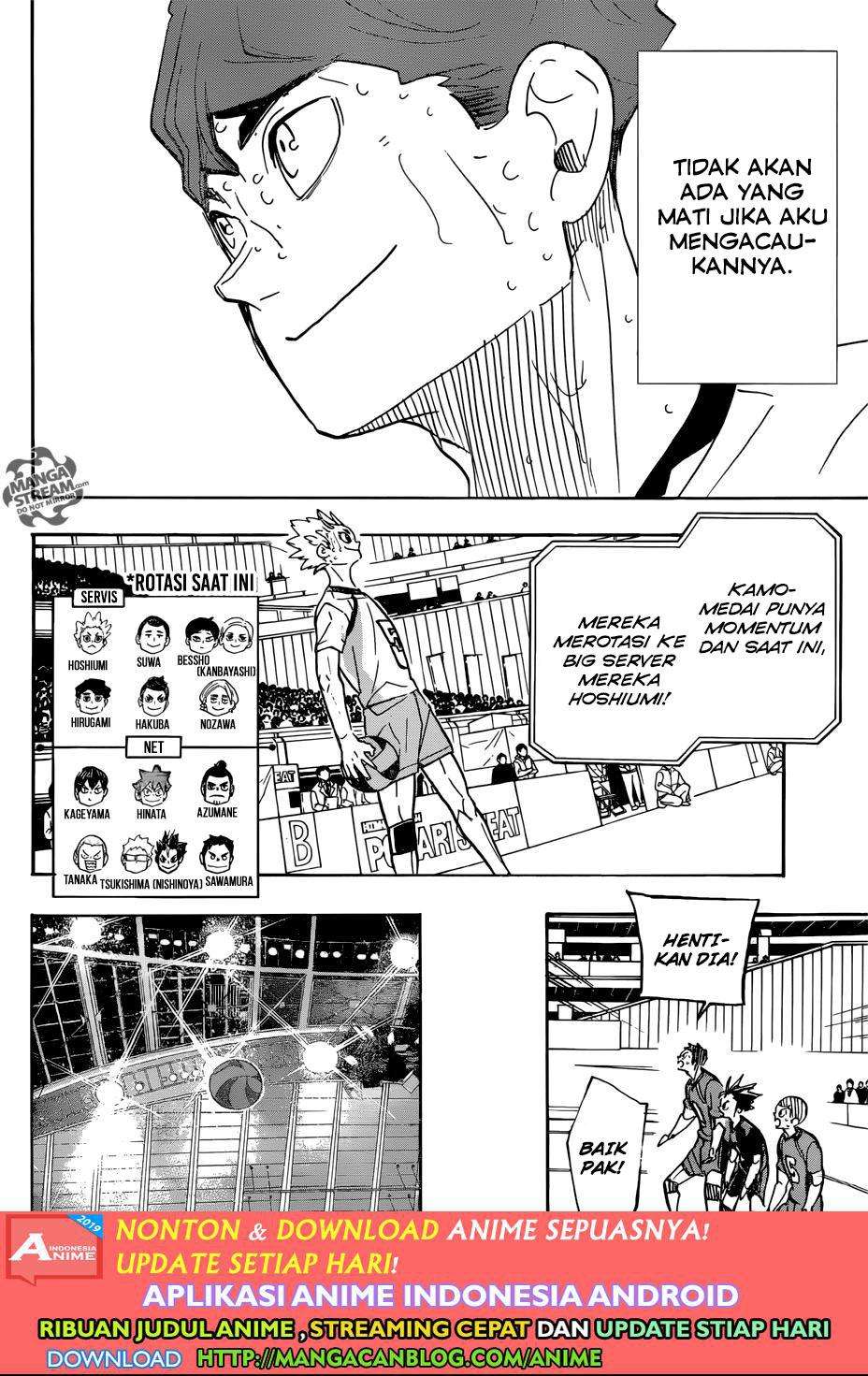 Haikyuu!! Chapter 360 - halaman 14