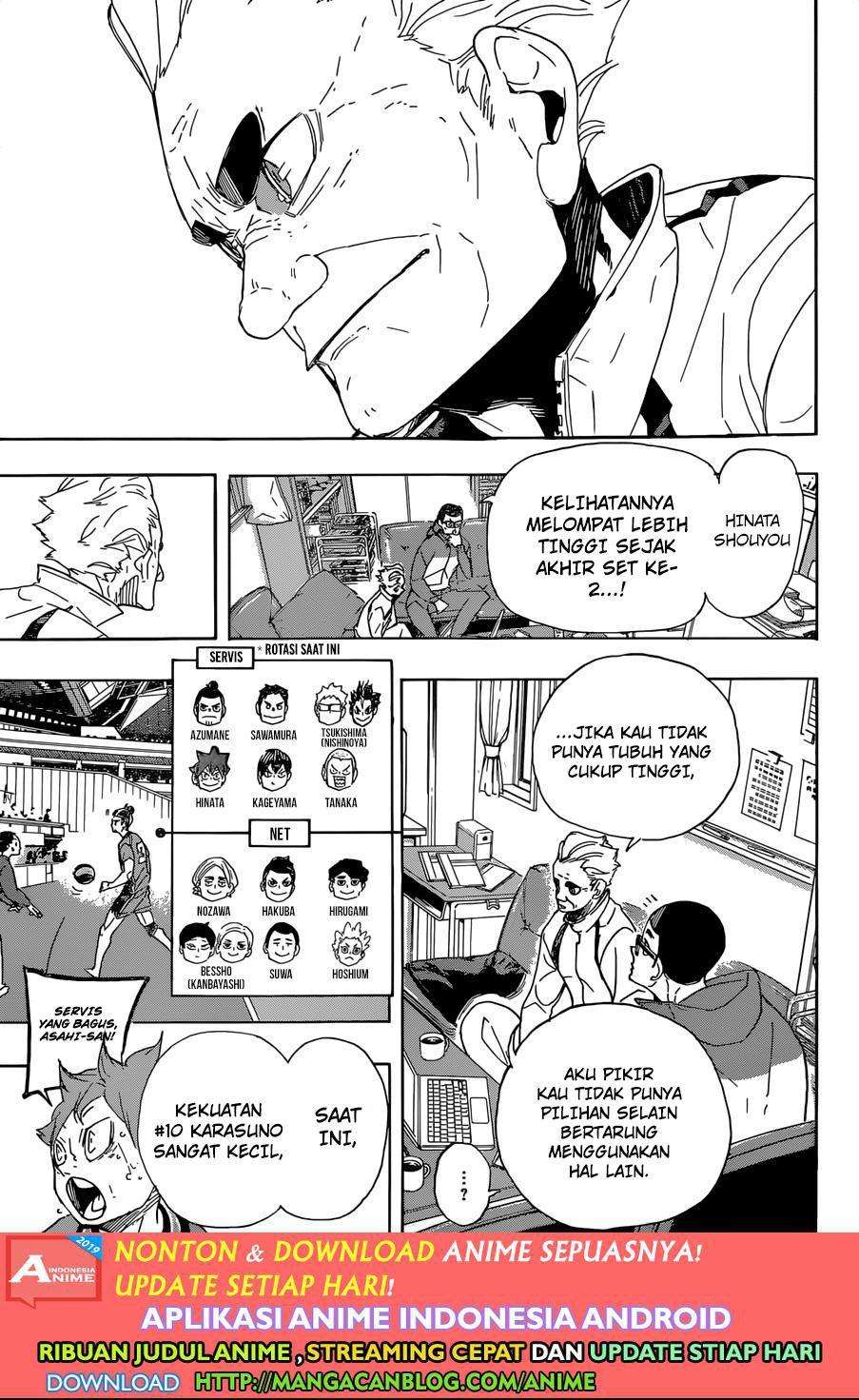 Haikyuu!! Chapter 361 - halaman 10