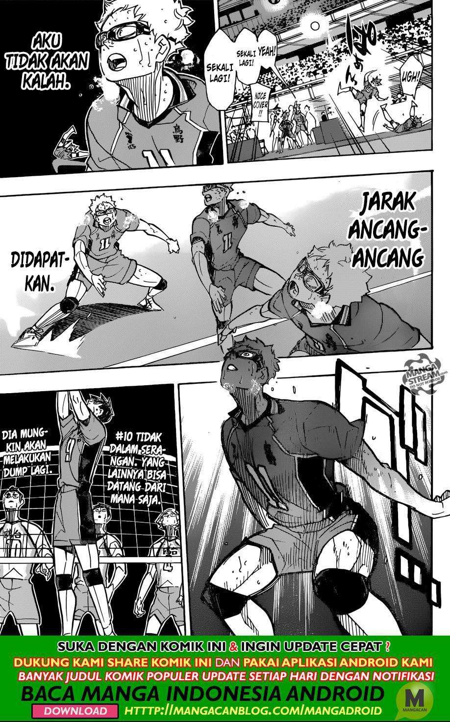 Haikyuu!! Chapter 364 - halaman 9