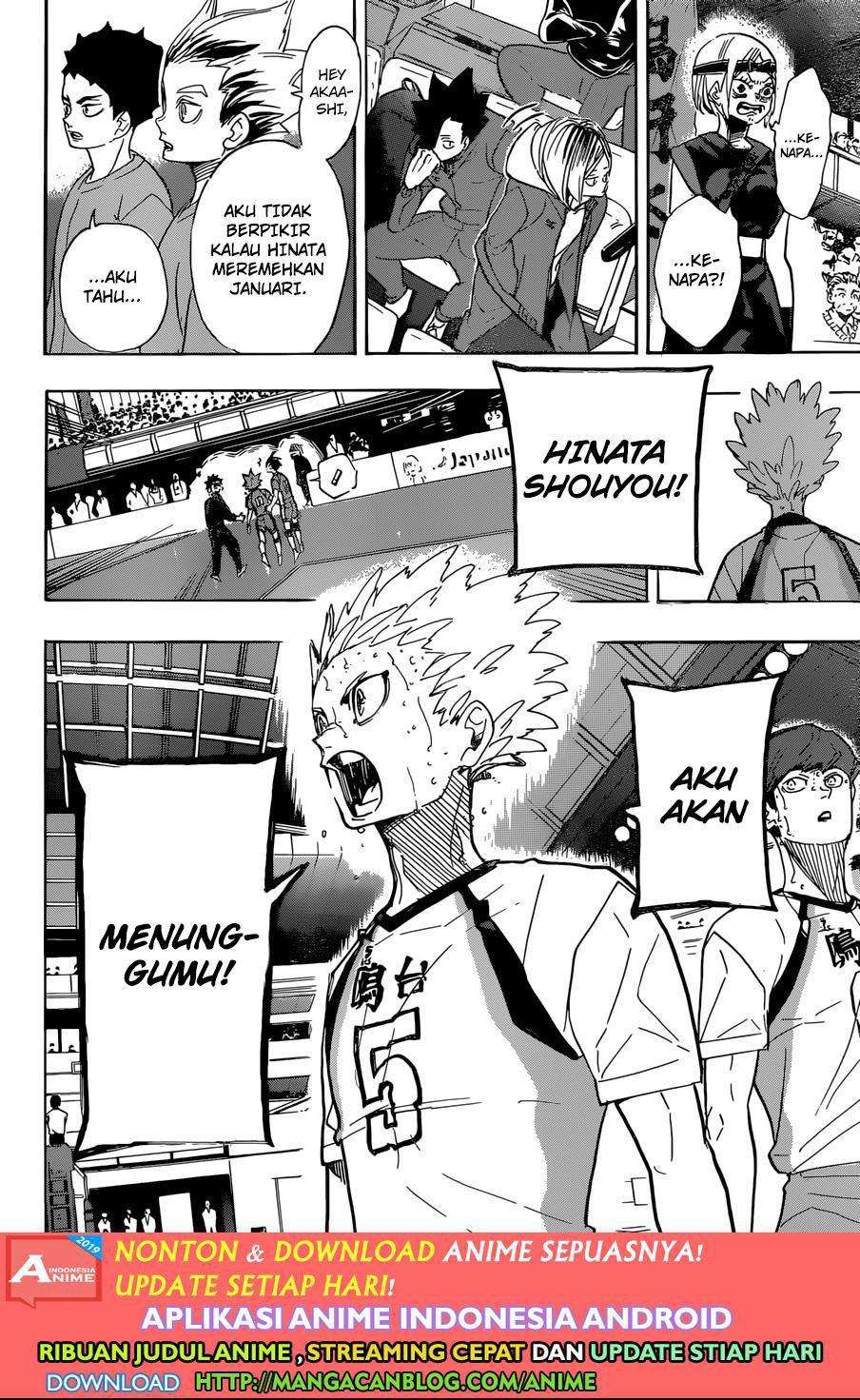 Haikyuu!! Chapter 365 - halaman 14