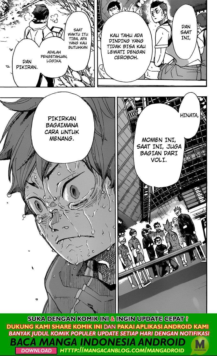 Haikyuu!! Chapter 365 - halaman 8