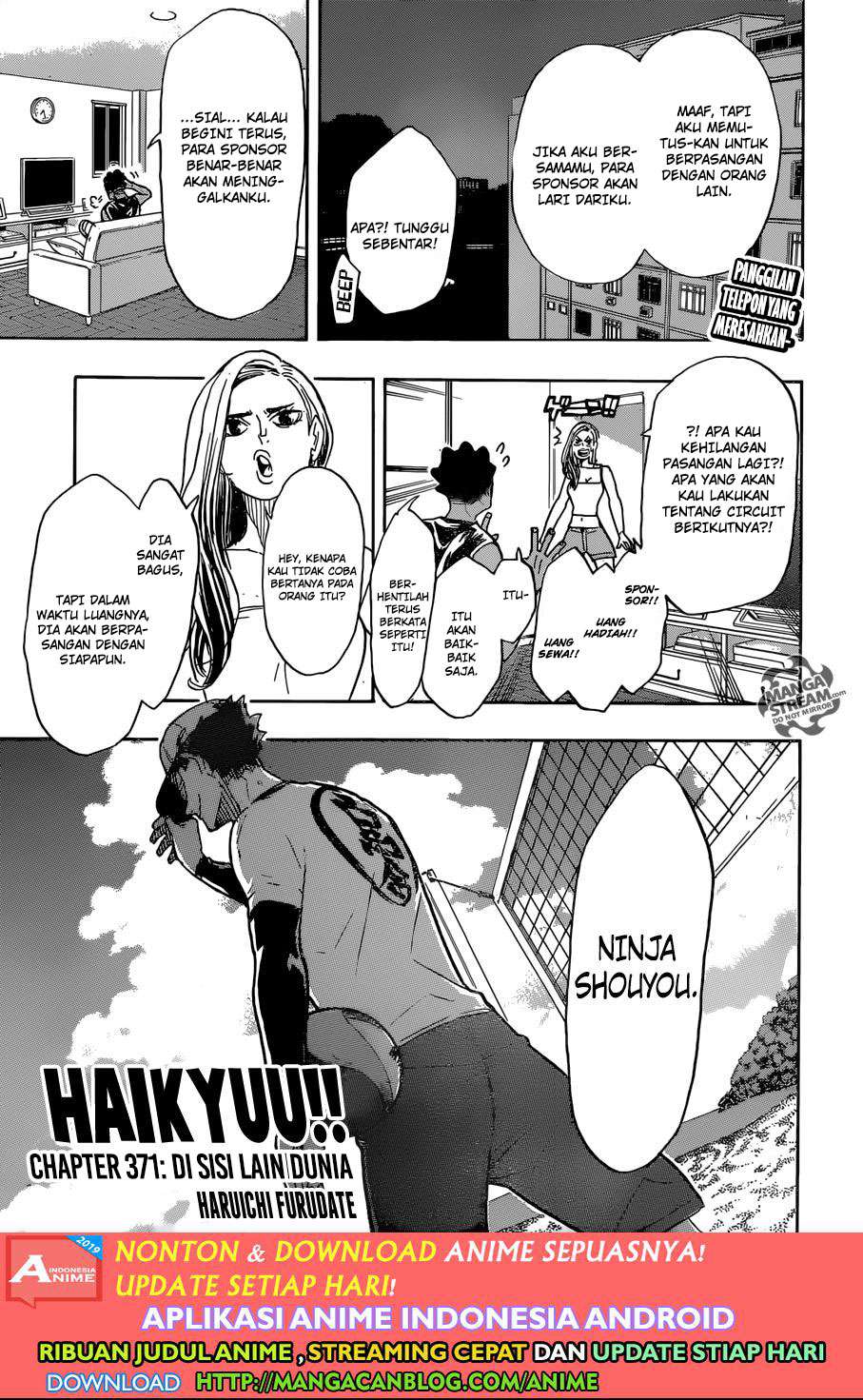 Haikyuu!! Chapter 371 - halaman 1