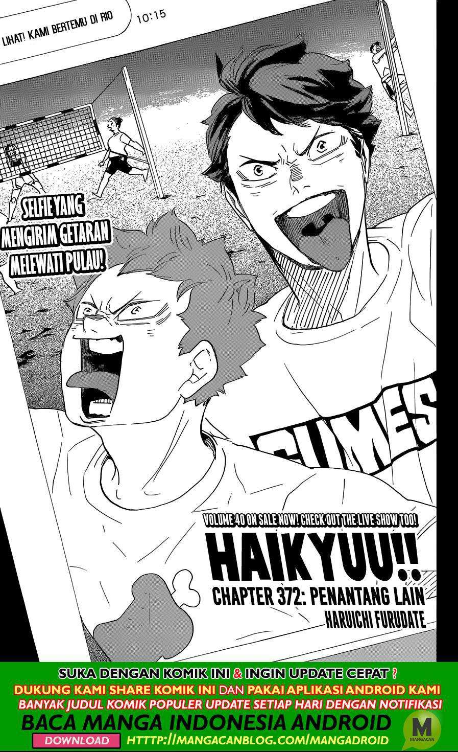 Haikyuu!! Chapter 372 - halaman 3
