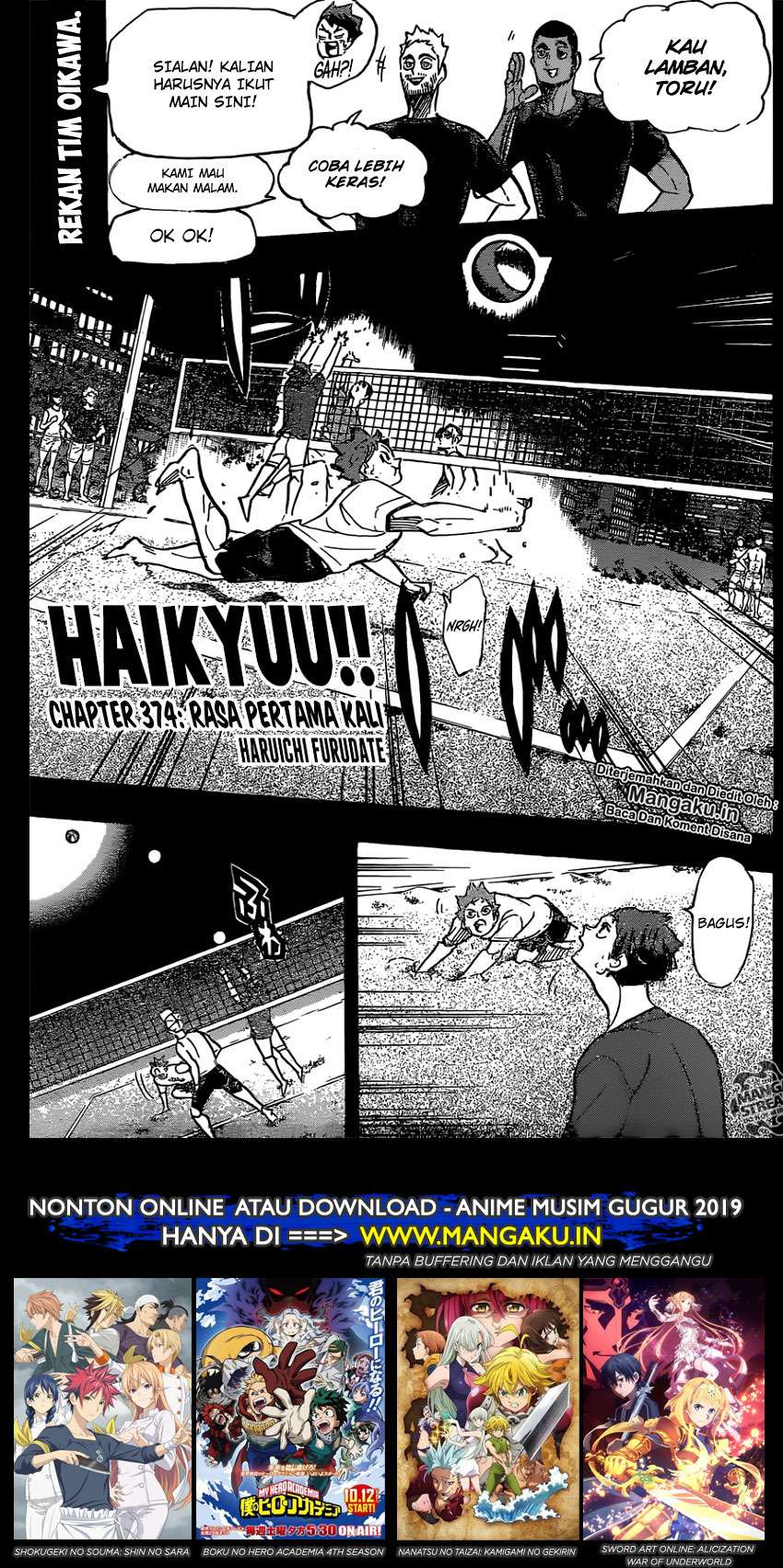 Haikyuu!! Chapter 374 - halaman 2