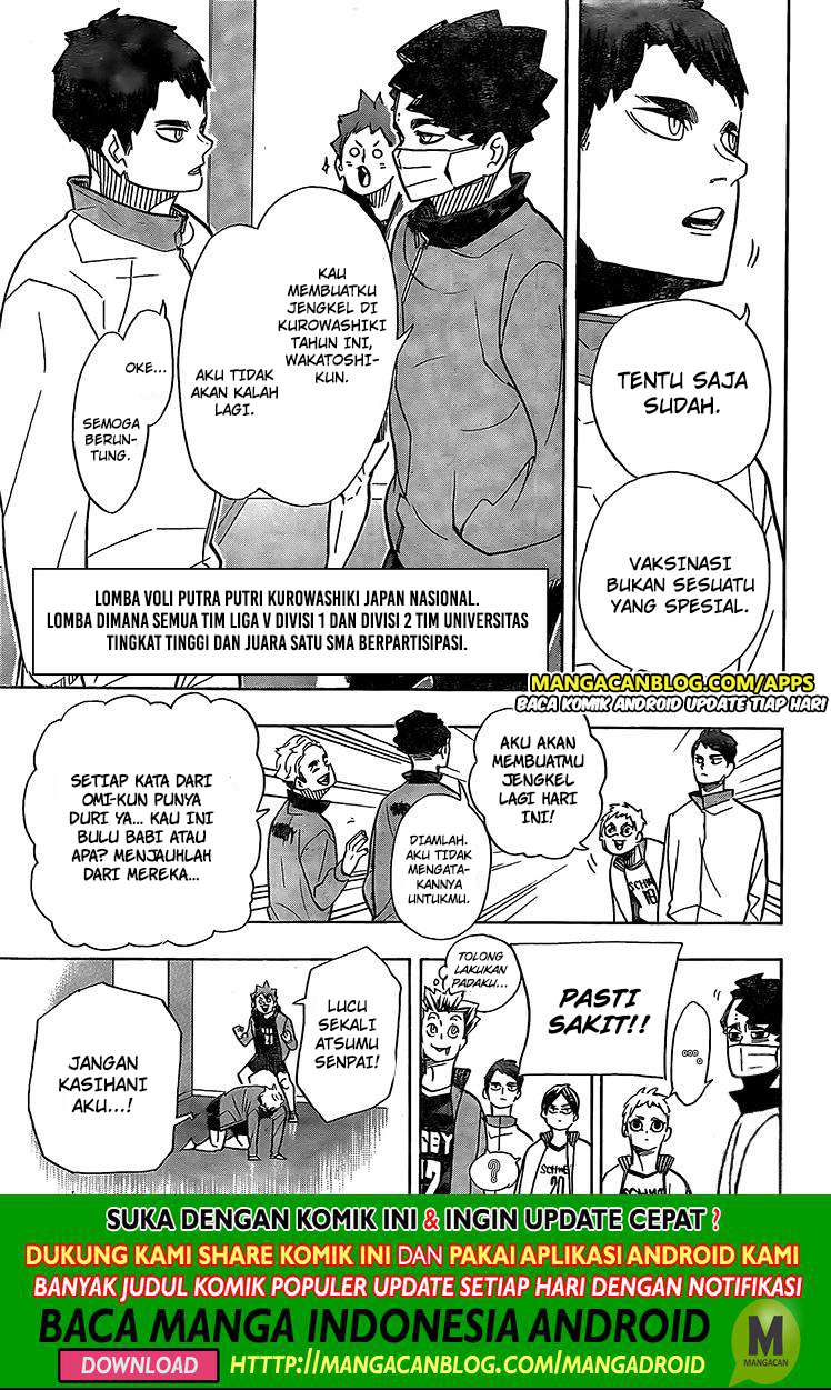 Haikyuu!! Chapter 379 - halaman 9