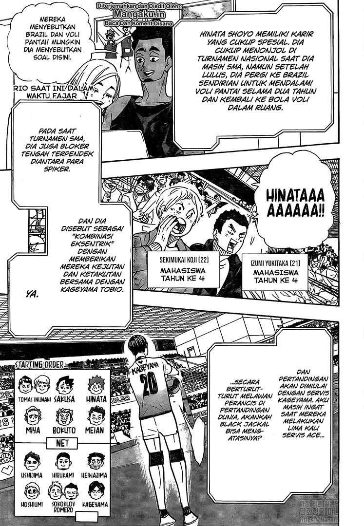 Haikyuu!! Chapter 380 - halaman 8