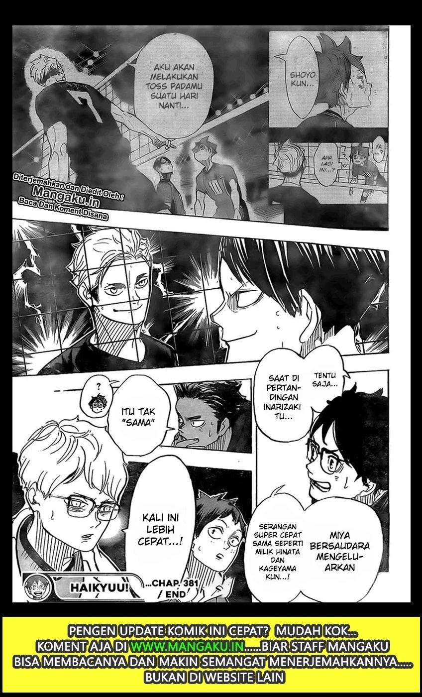 Haikyuu!! Chapter 381 - halaman 18