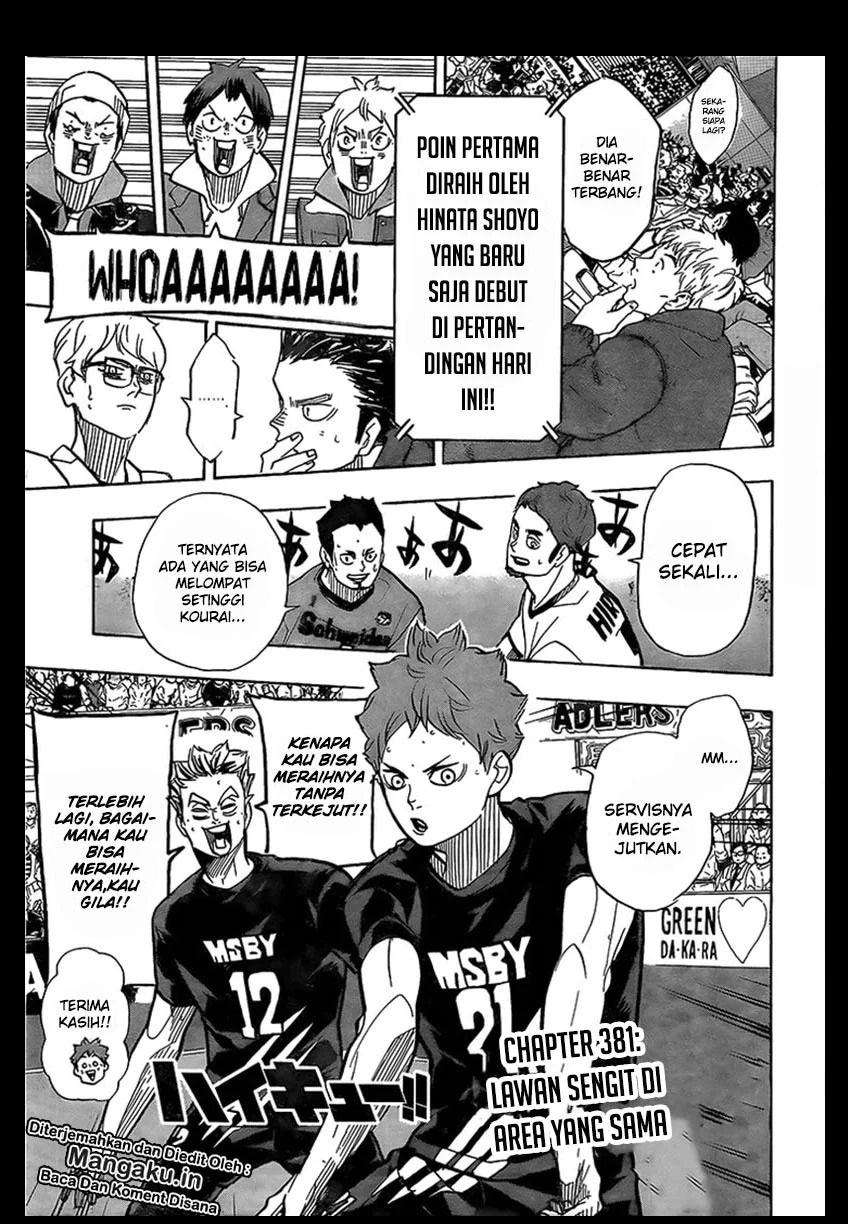 Haikyuu!! Chapter 381 - halaman 2