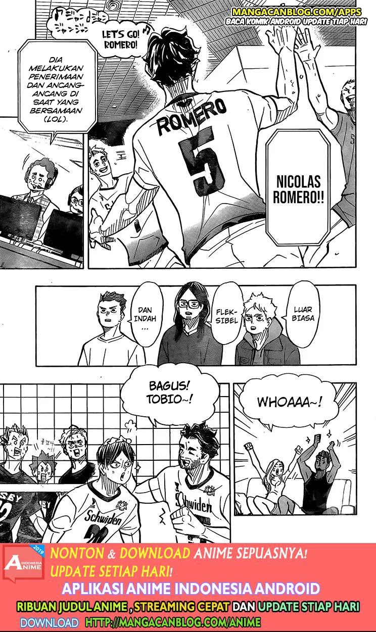 Haikyuu!! Chapter 383 - halaman 15