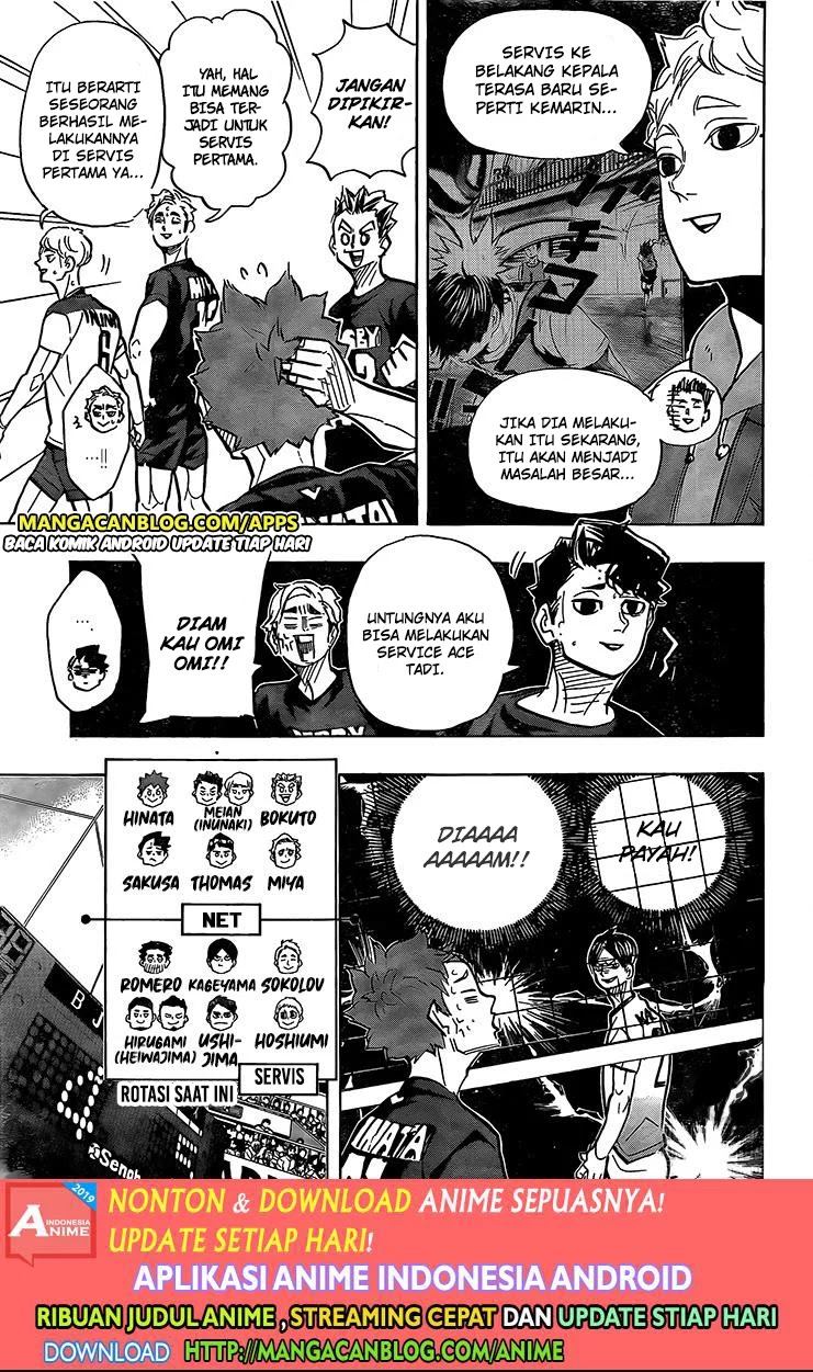 Haikyuu!! Chapter 383 - halaman 6