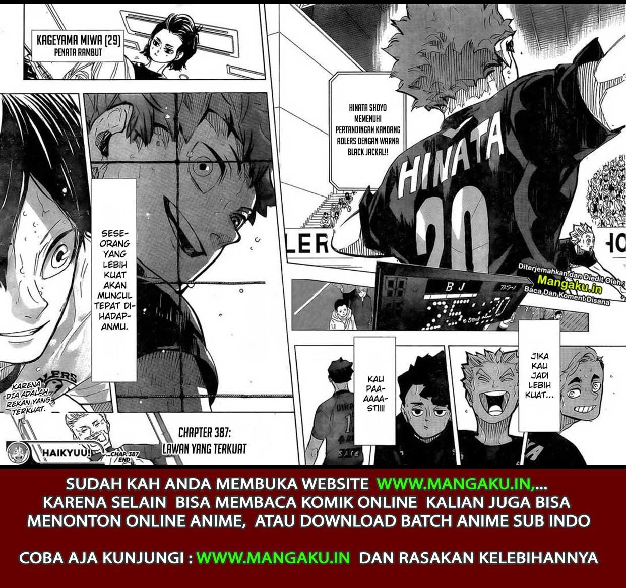 Haikyuu!! Chapter 387 - halaman 18