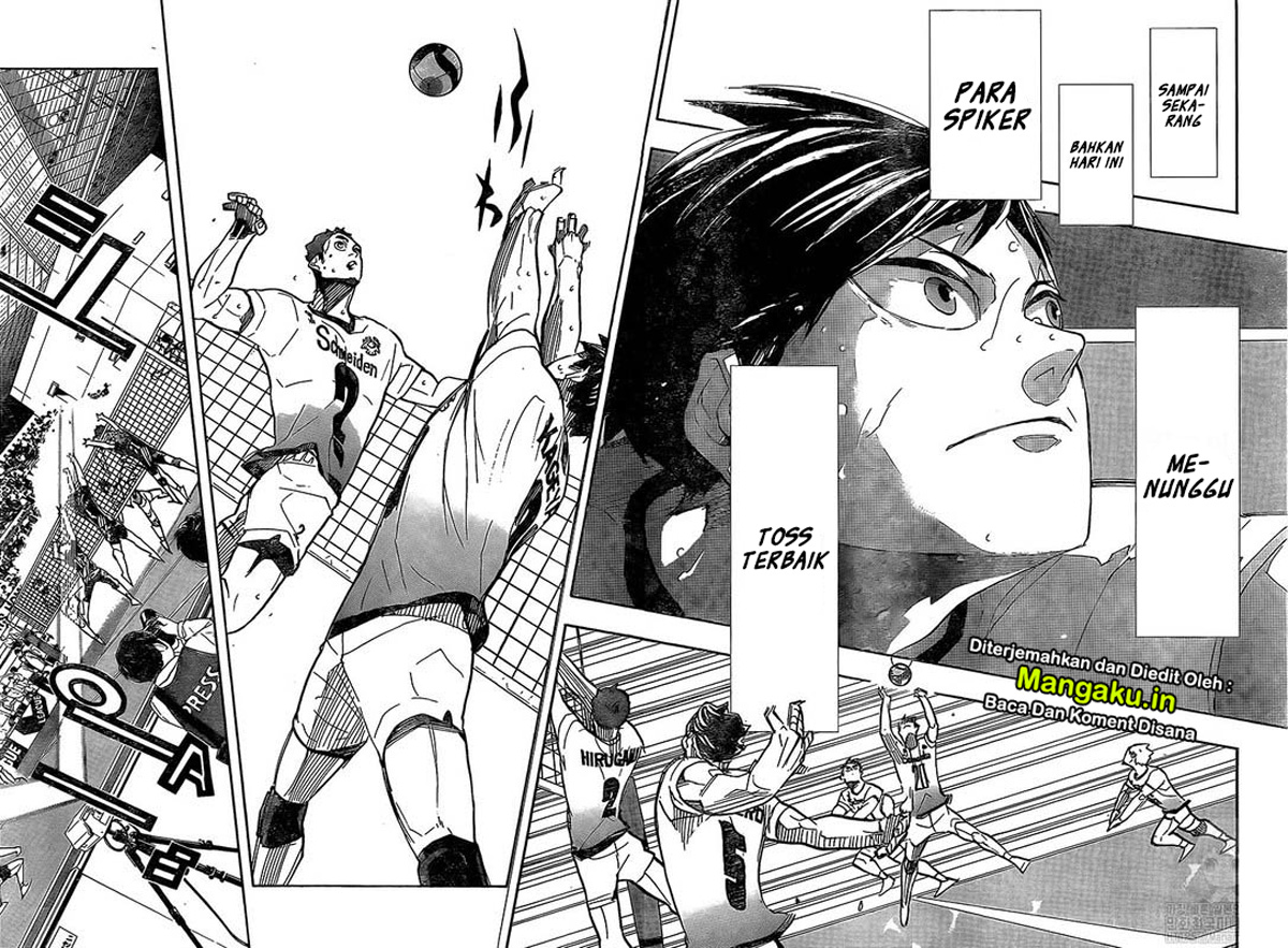 Haikyuu!! Chapter 389 - halaman 15