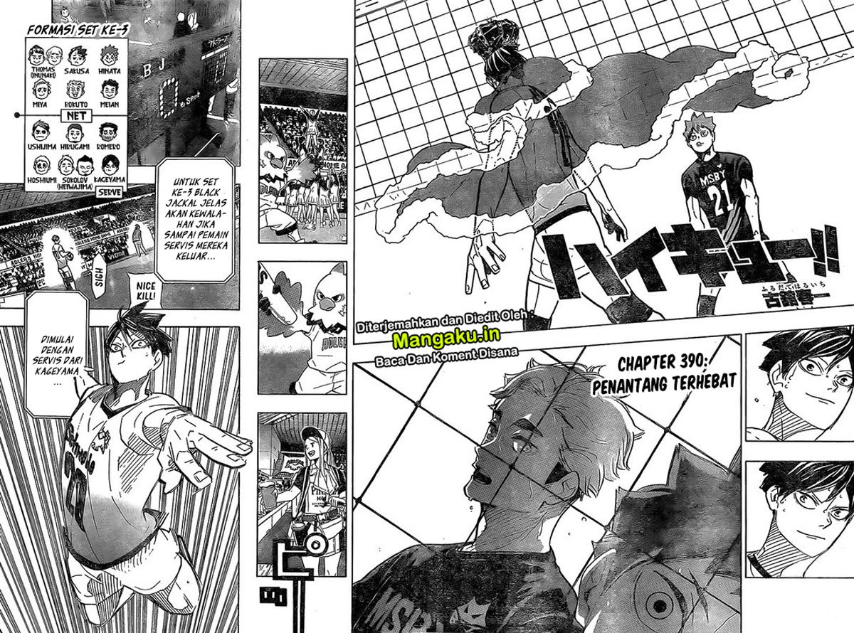 Haikyuu!! Chapter 390 - halaman 3