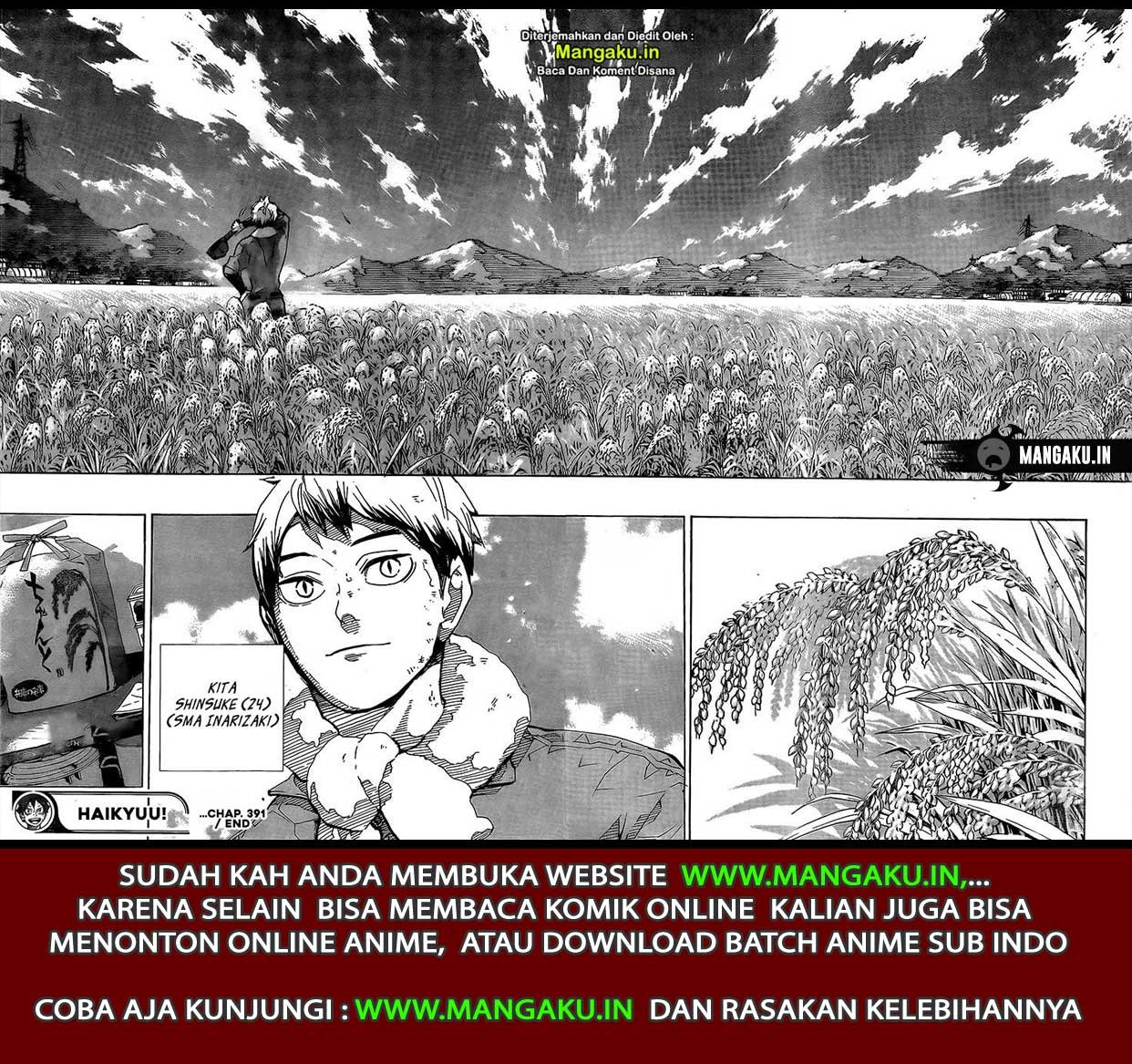 Haikyuu!! Chapter 391 - halaman 18