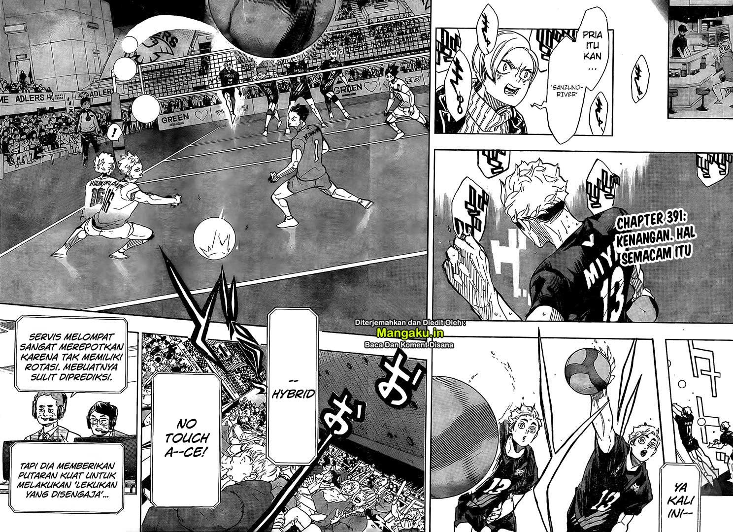 Haikyuu!! Chapter 391 - halaman 6