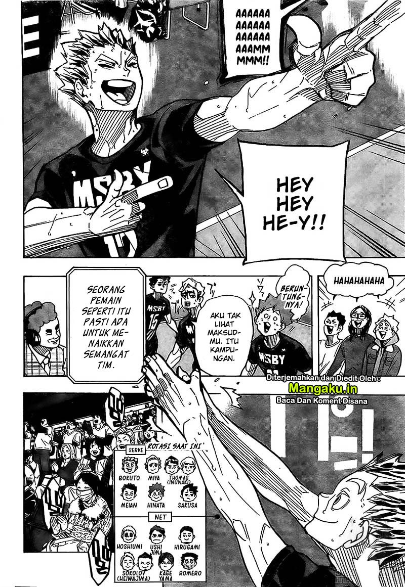 Haikyuu!! Chapter 392 - halaman 8