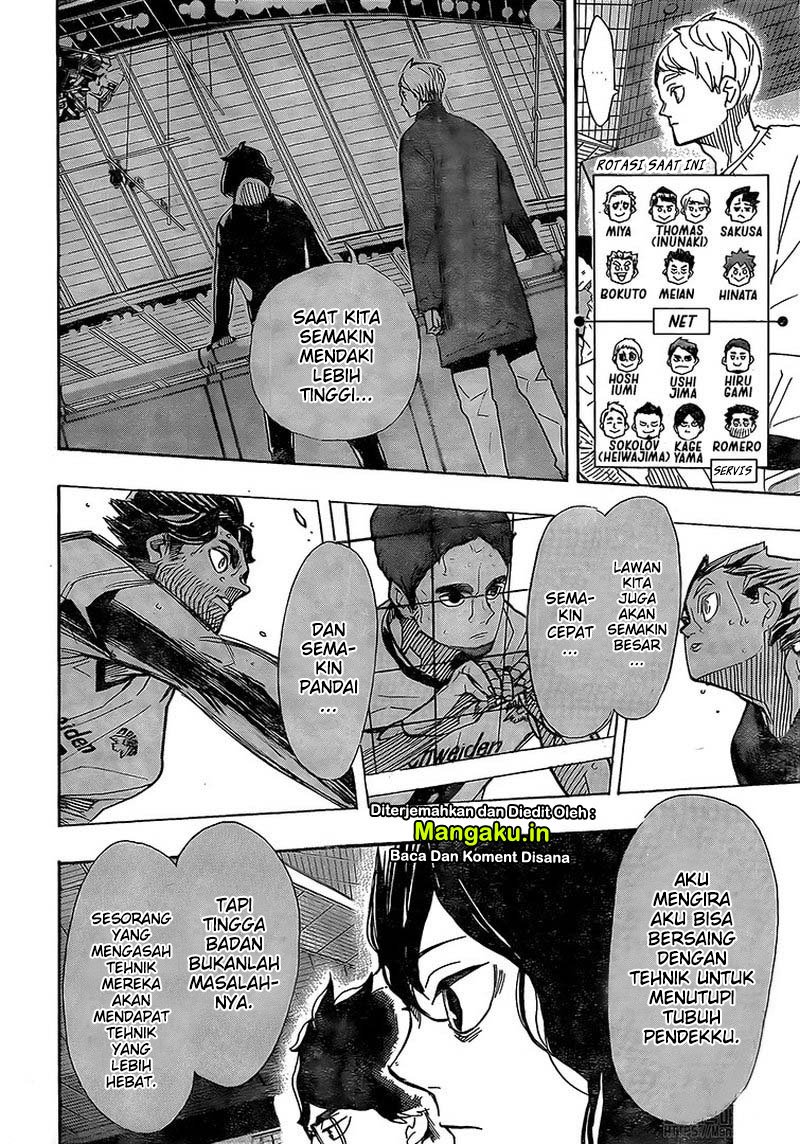 Haikyuu!! Chapter 393 - halaman 10
