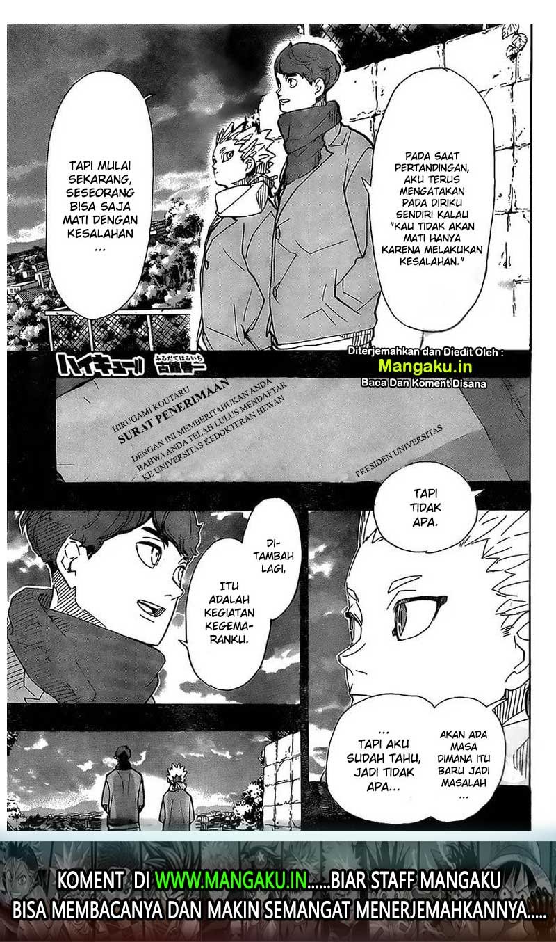 Haikyuu!! Chapter 393 - halaman 2