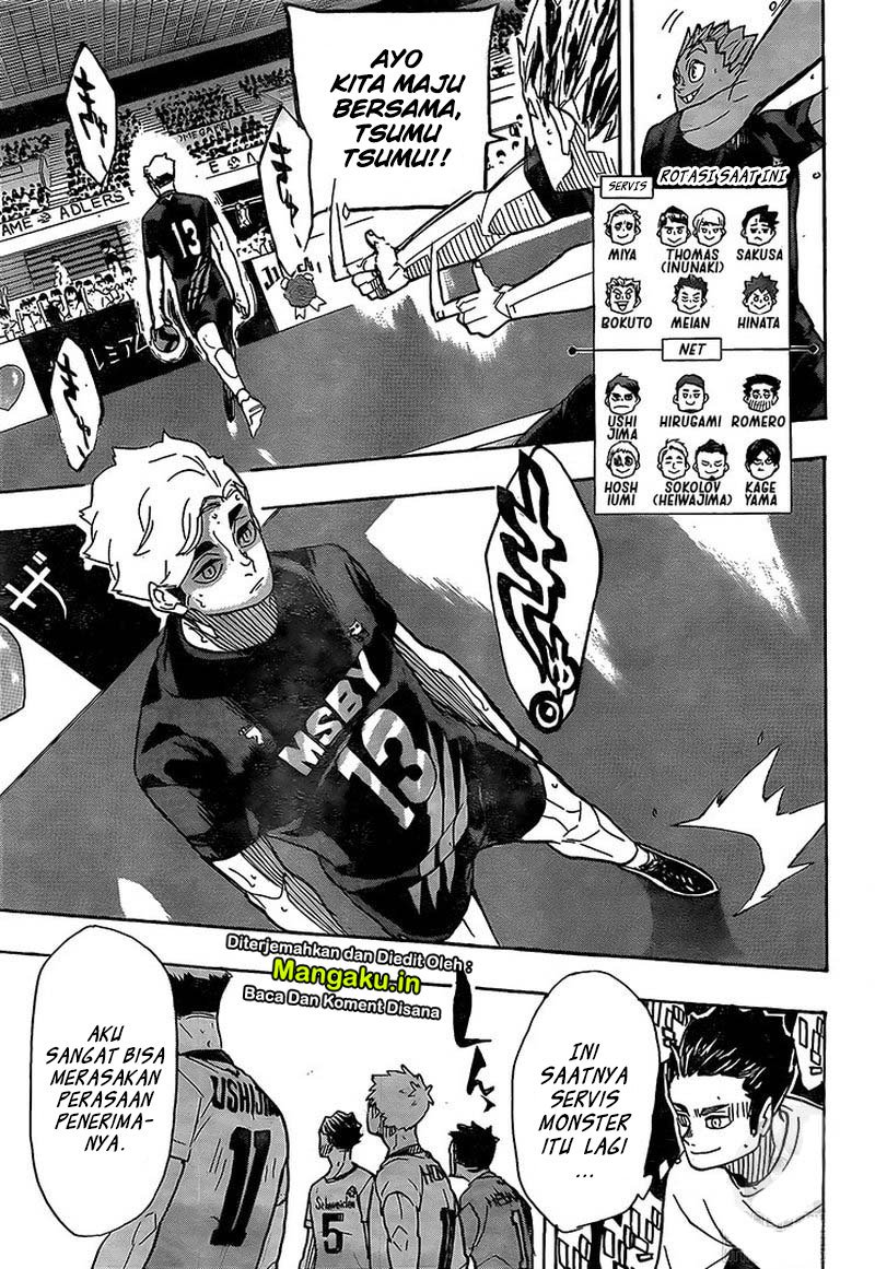 Haikyuu!! Chapter 393 - halaman 4