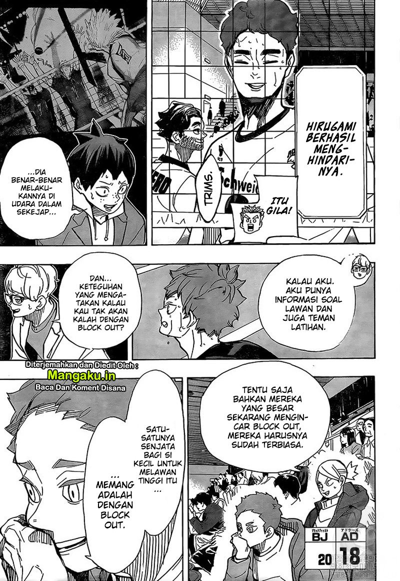 Haikyuu!! Chapter 393 - halaman 9