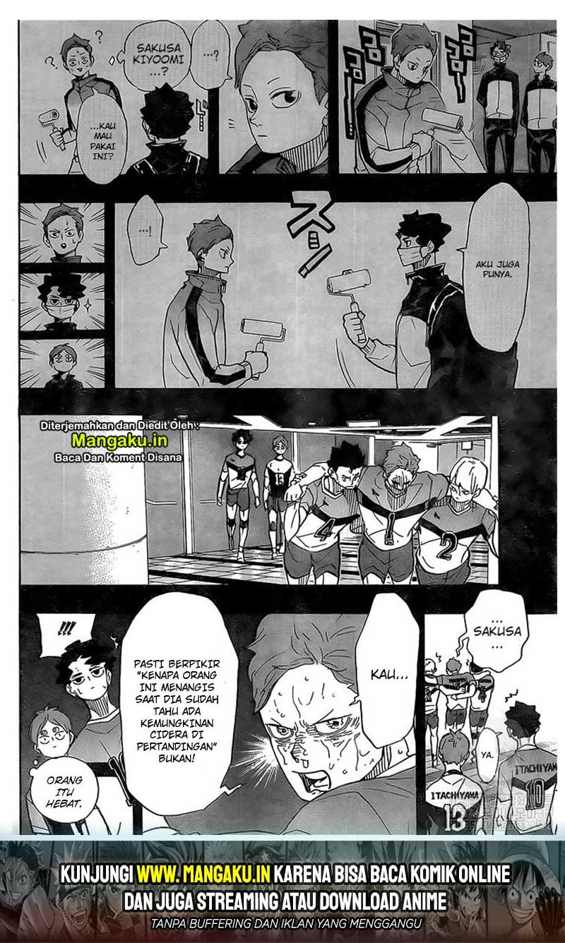 Haikyuu!! Chapter 394 - halaman 15