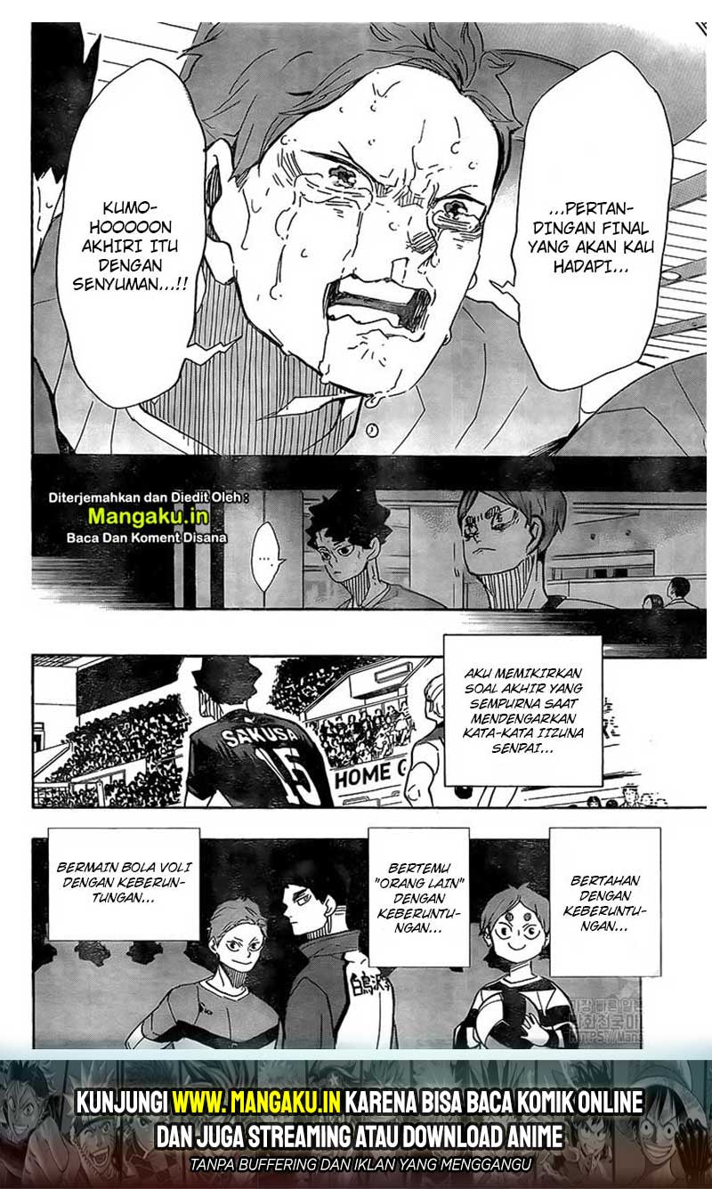Haikyuu!! Chapter 394 - halaman 17