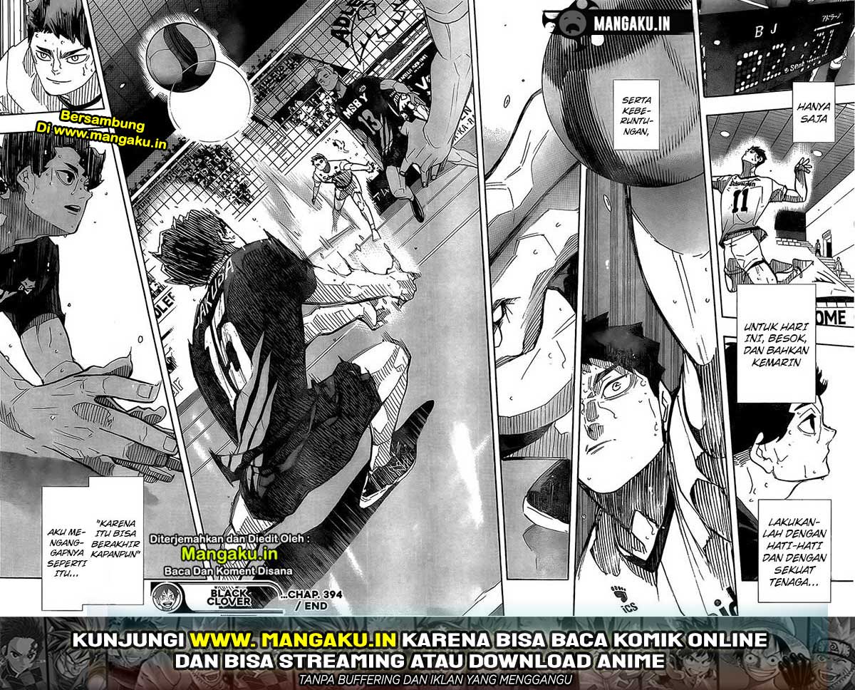 Haikyuu!! Chapter 394 - halaman 19