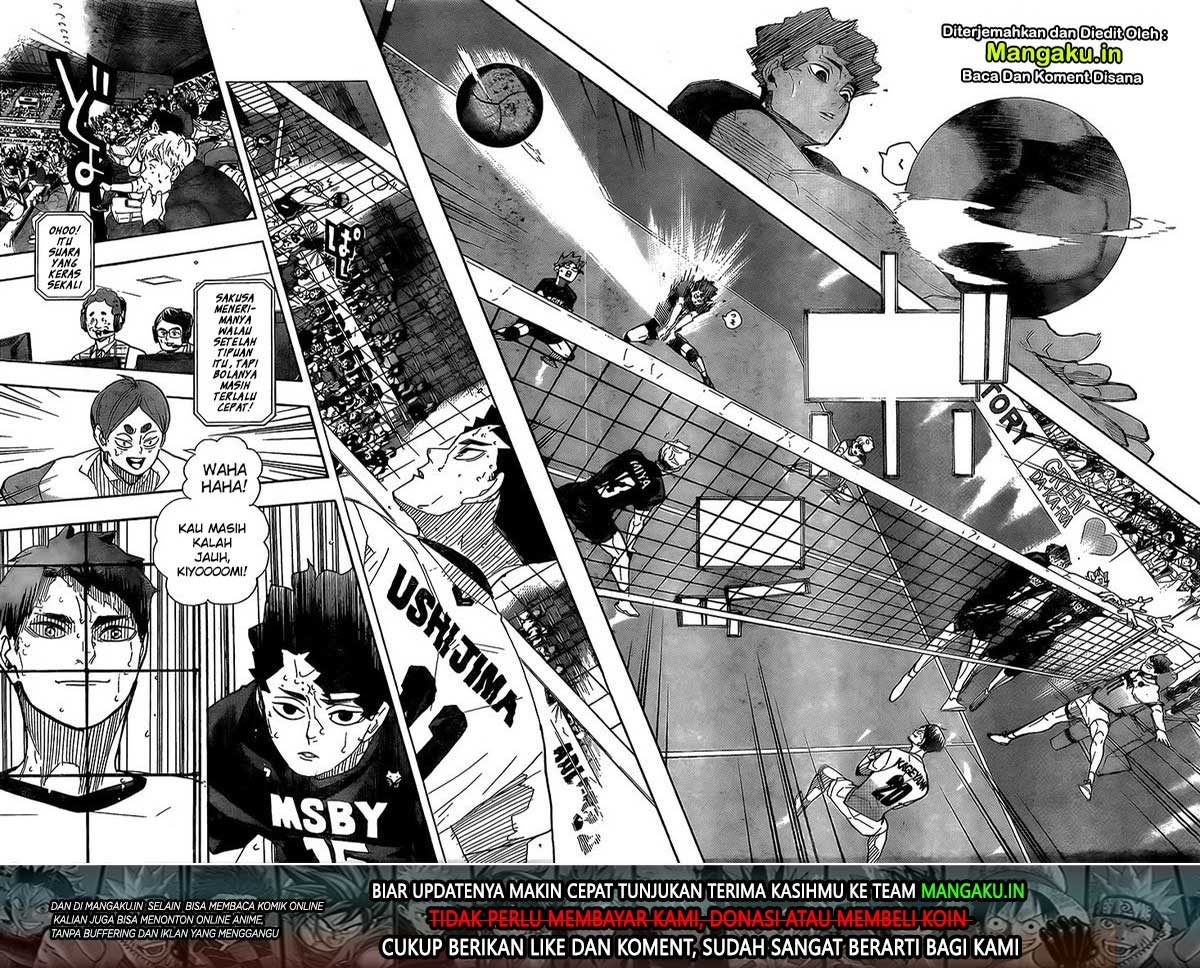 Haikyuu!! Chapter 395 - halaman 14