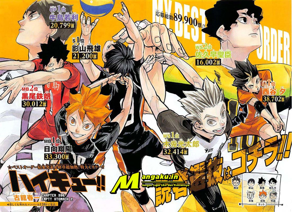 Haikyuu!! Chapter 396 - halaman 3