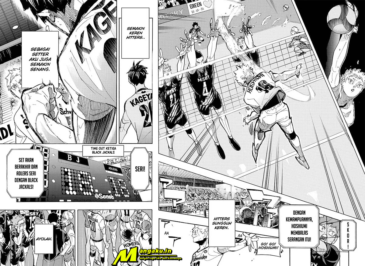 Haikyuu!! Chapter 399 - halaman 15