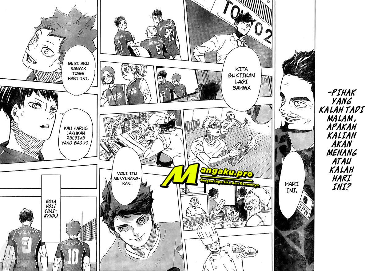 Haikyuu!! Chapter 402 - halaman 18