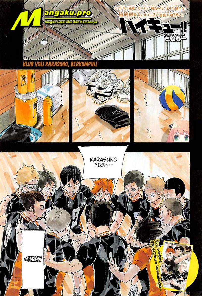 Haikyuu!! Chapter 402 - halaman 3