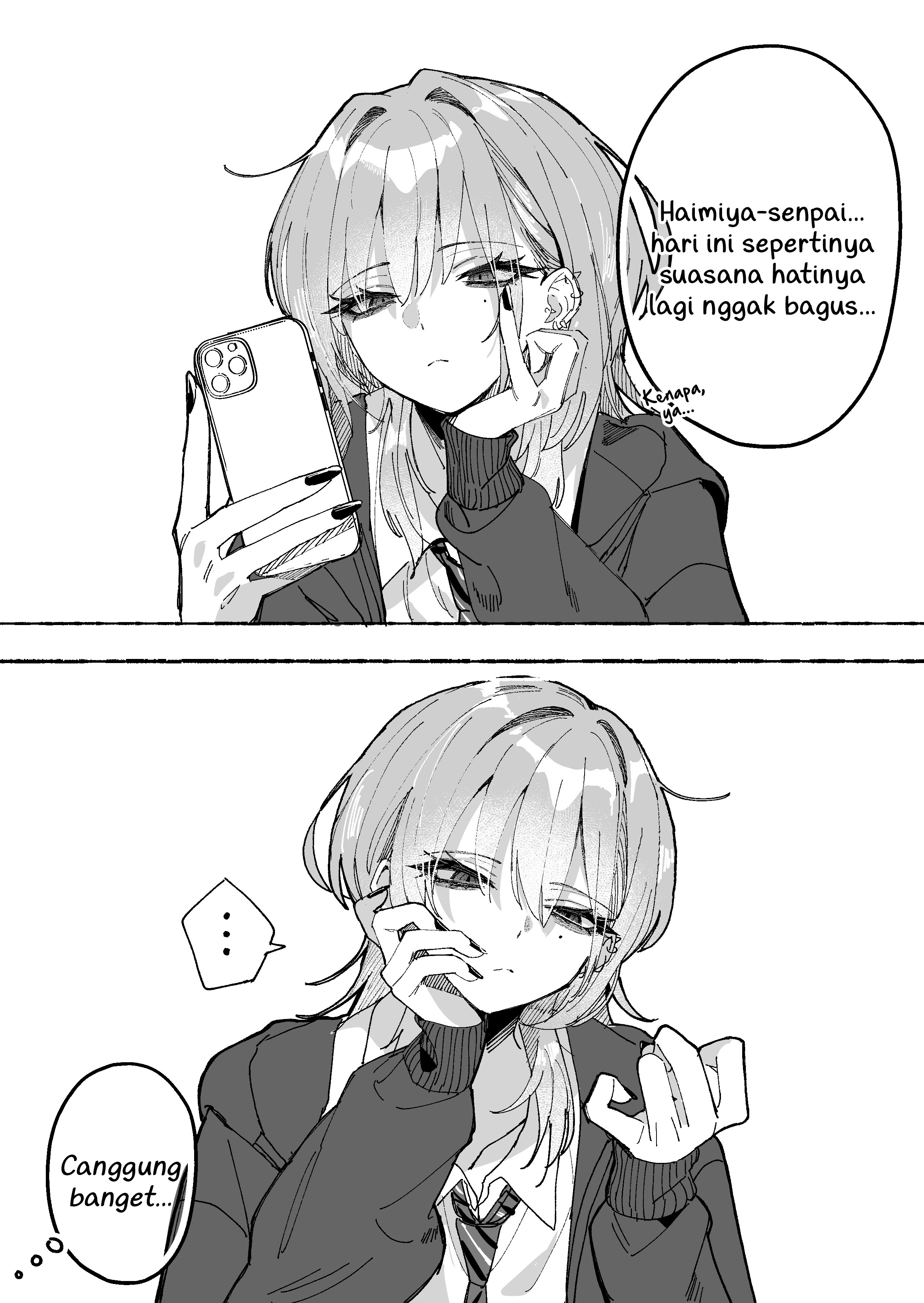Haimiya-senpai is Scary and Cute Chapter 6 - halaman 2