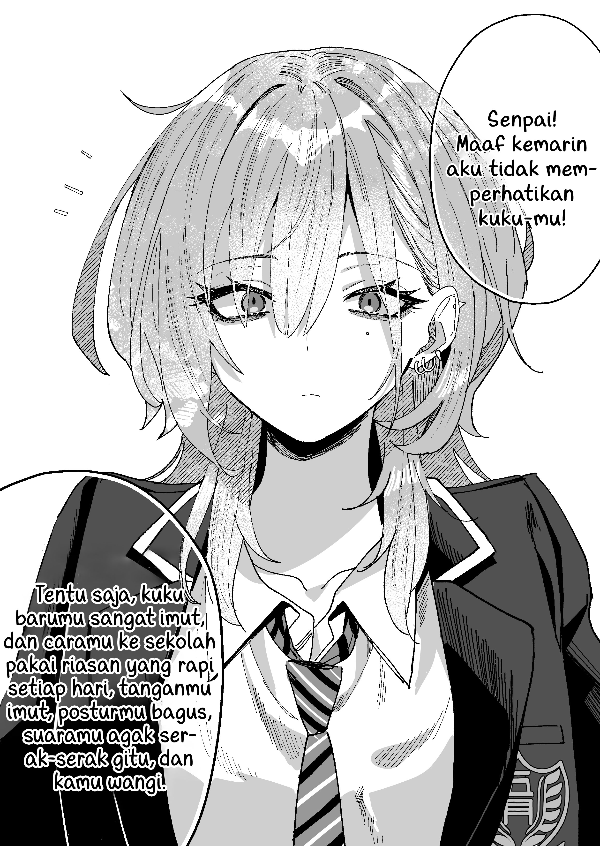 Haimiya-senpai is Scary and Cute Chapter 7 - halaman 2