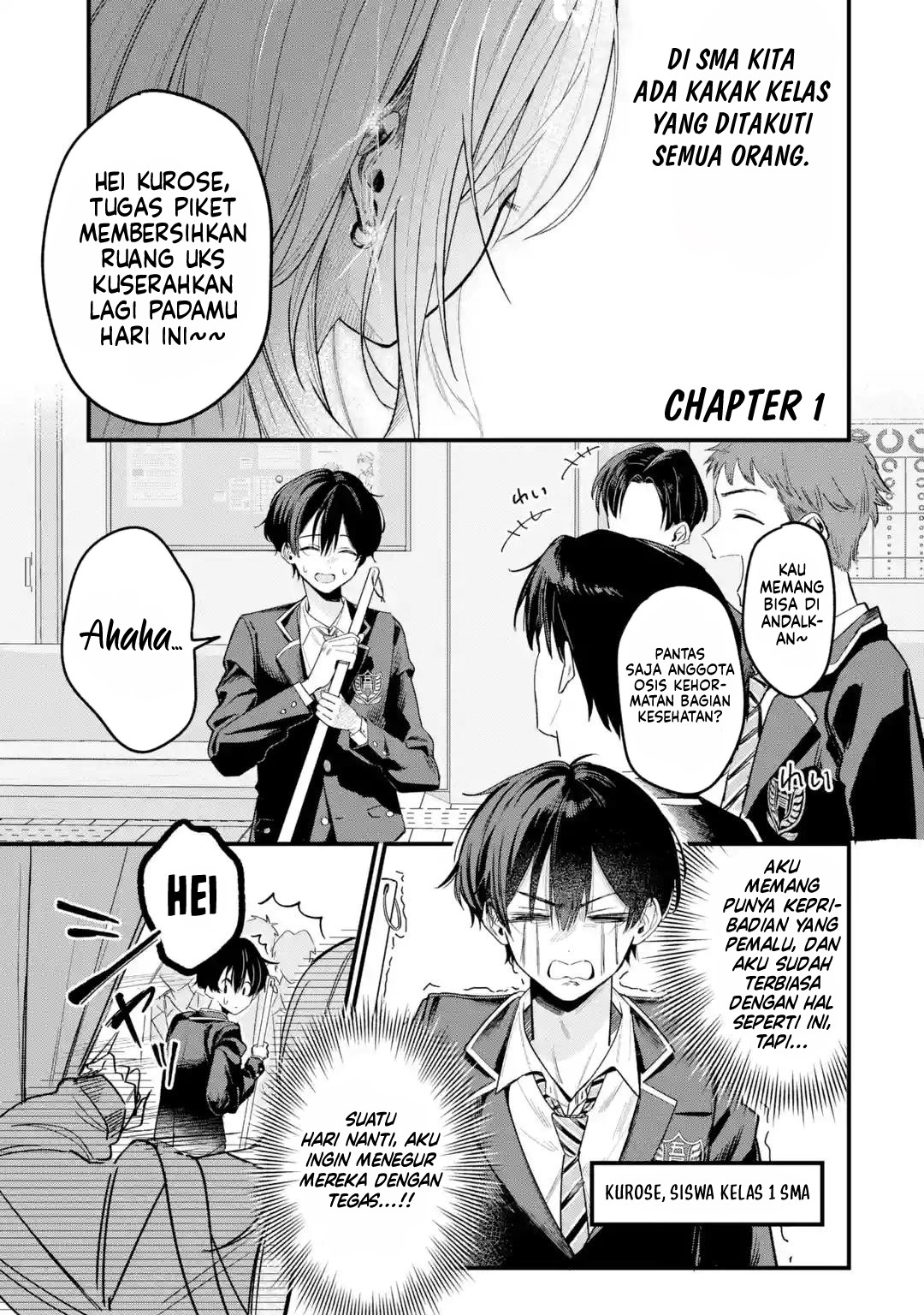 Haimiya-senpai wa Kowakute Kawaii Chapter 1 - halaman 2