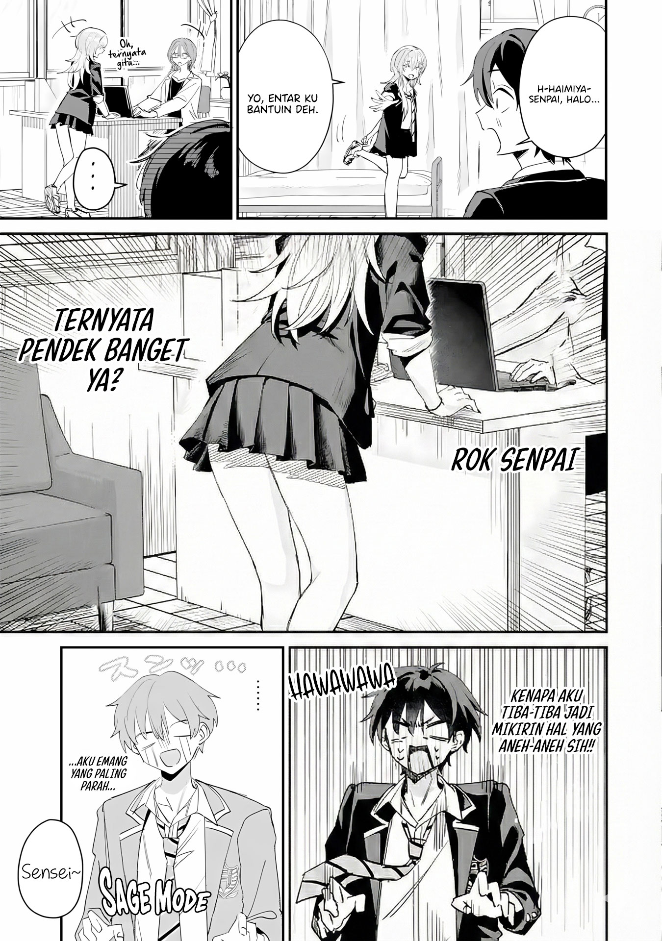 Haimiya-senpai wa Kowakute Kawaii Chapter 19 - halaman 6