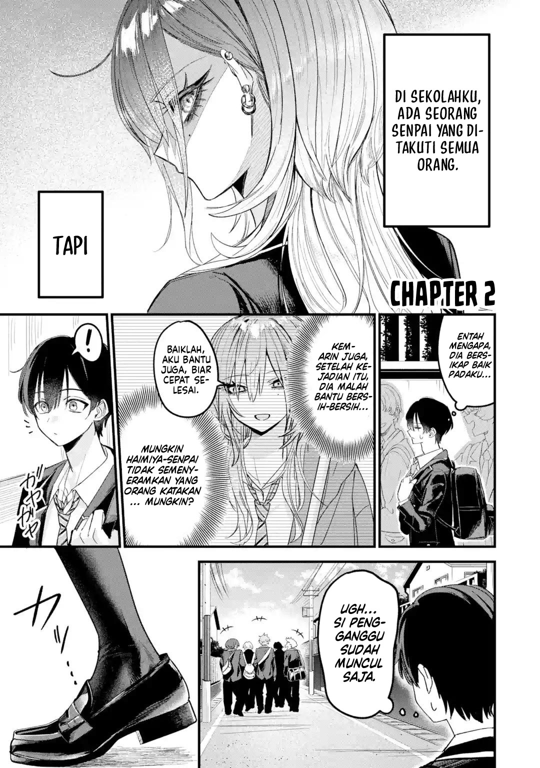 Haimiya-senpai wa Kowakute Kawaii Chapter 2 - halaman 2