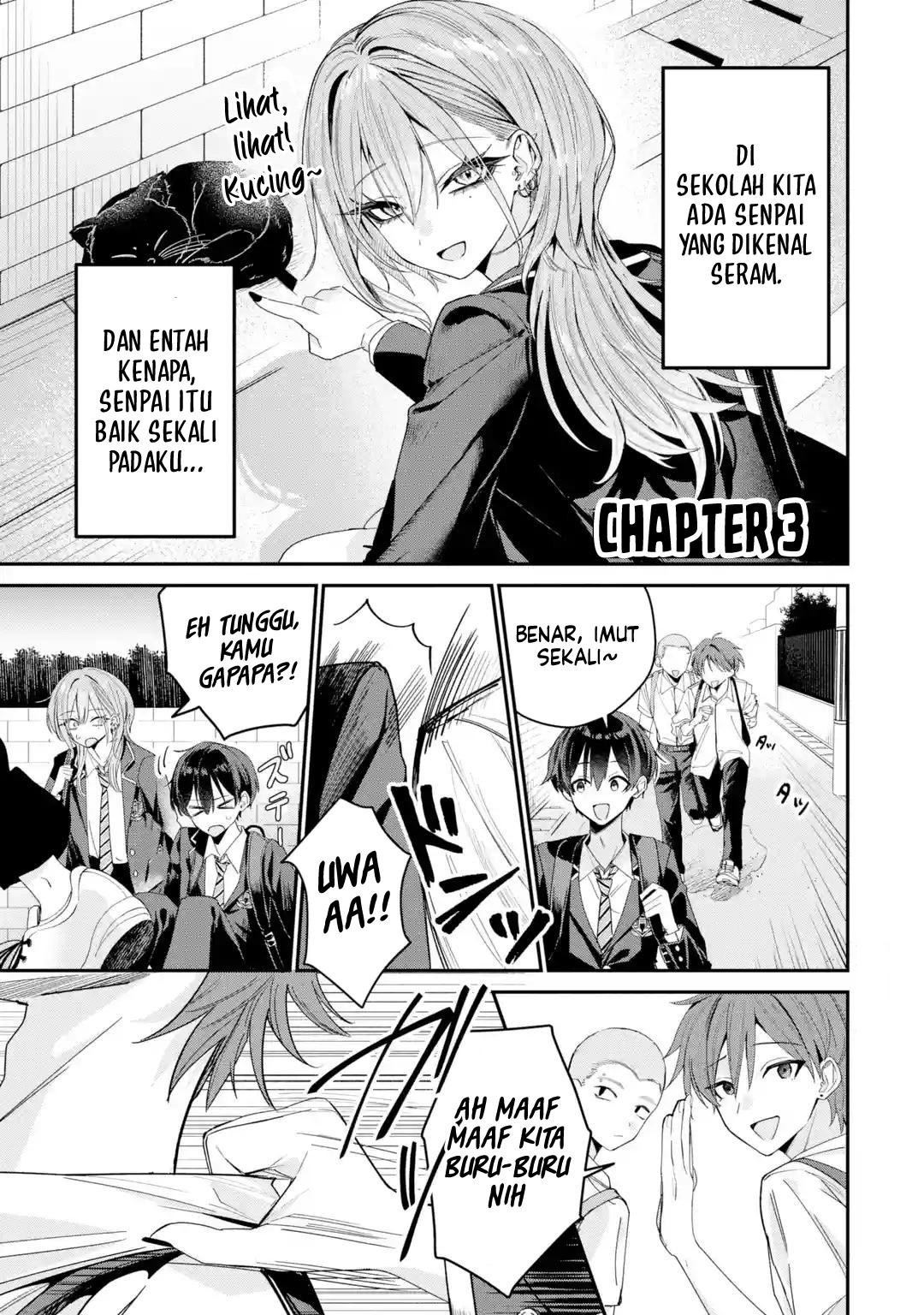 Haimiya-senpai wa Kowakute Kawaii Chapter 3 - halaman 2