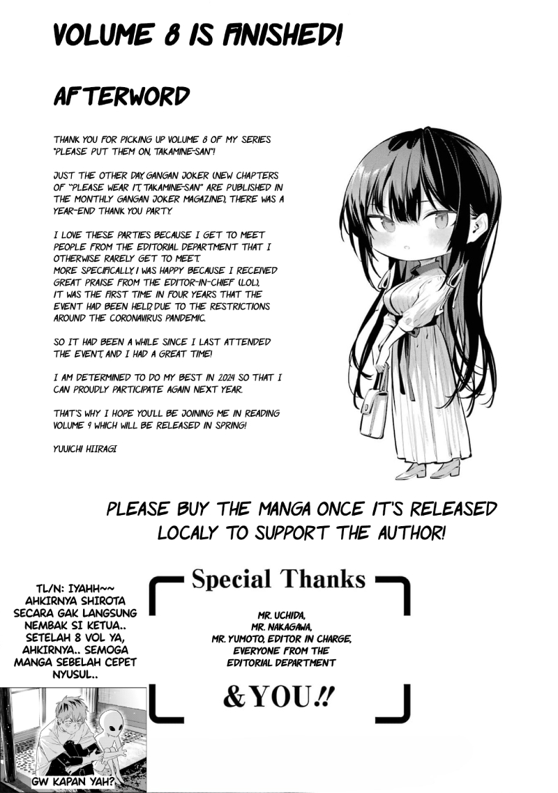 Haite Kudasai, Takamine-san Chapter 51 - halaman 26