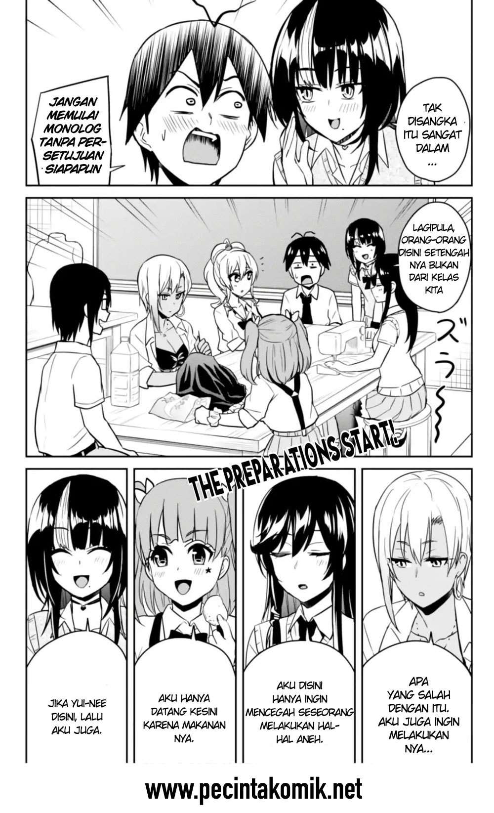 Hajimete no Gal Chapter 67 - halaman 3
