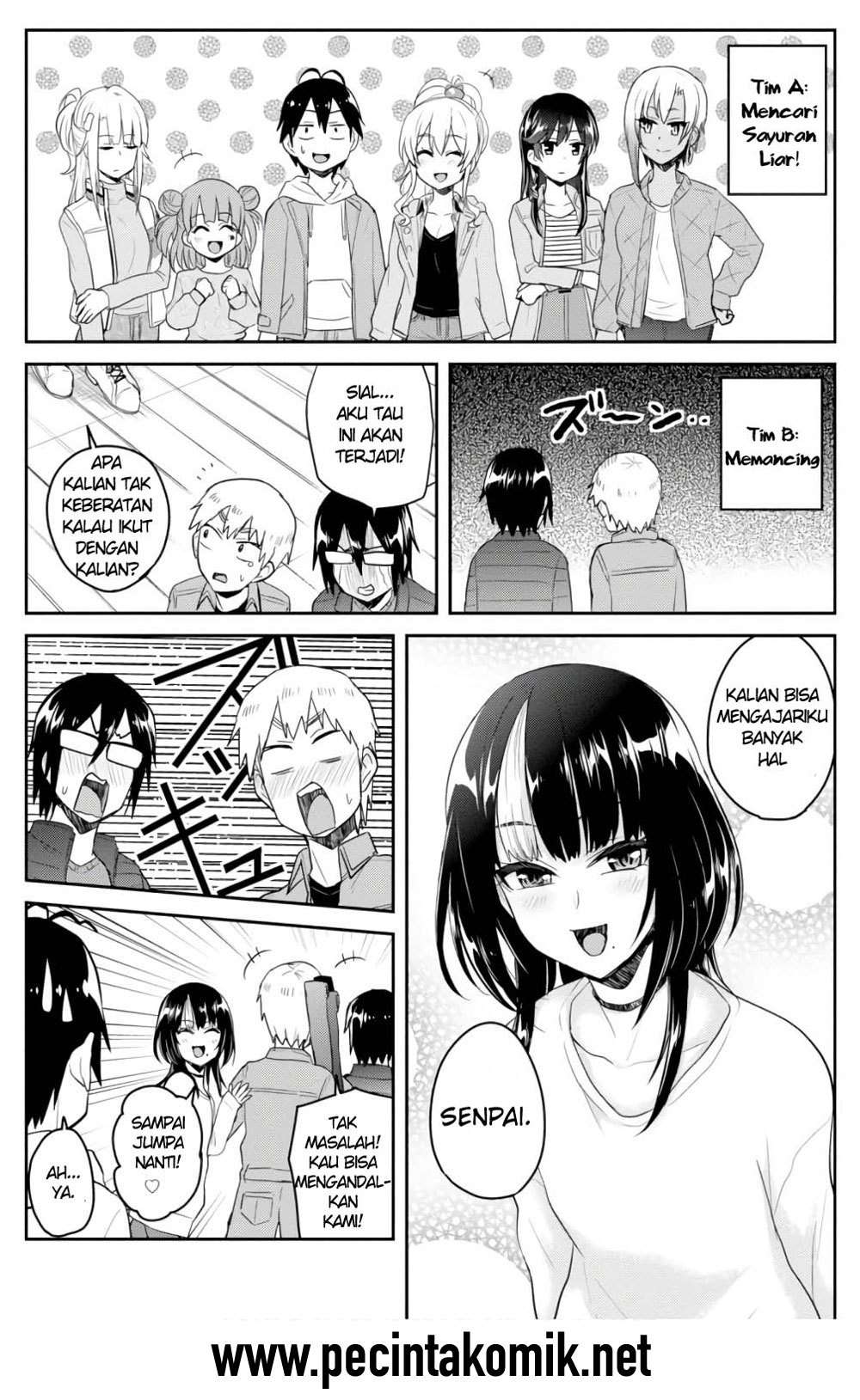 Hajimete no Gal Chapter 74 - halaman 9