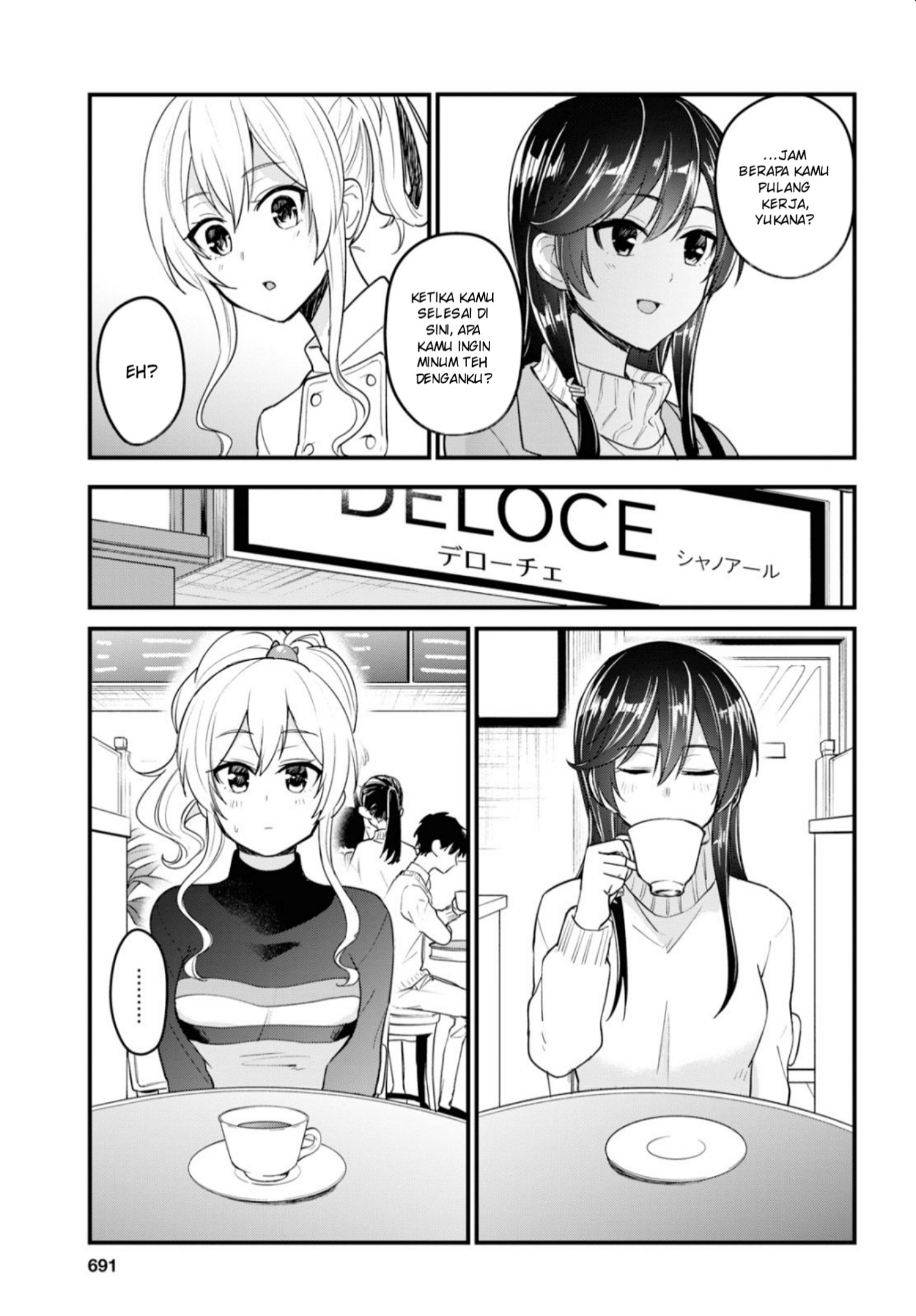 Hajimete no Gal Chapter 93 - halaman 6