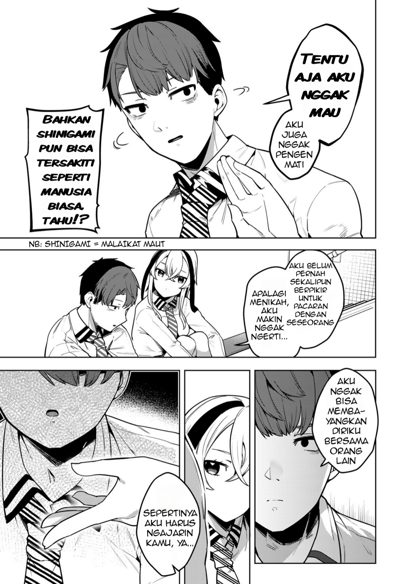 Hakiri-san wa Kimi dake no Shinigami ni Naritai Chapter 1 - halaman 16